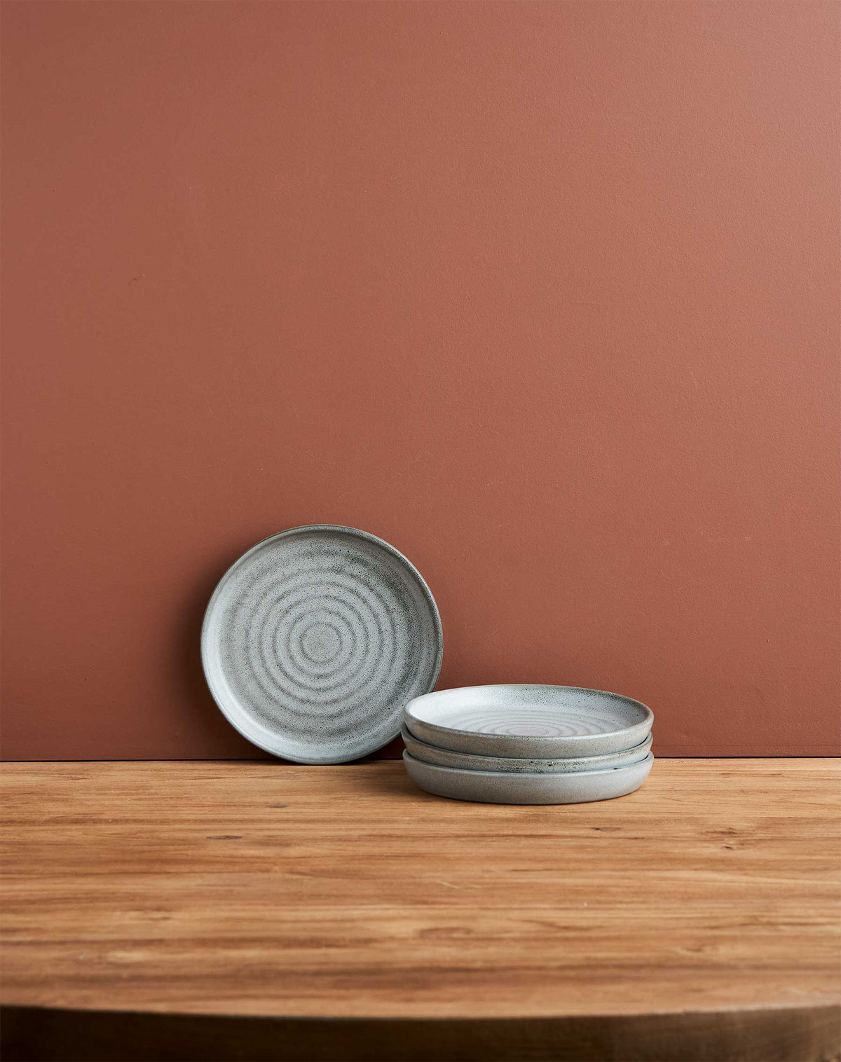 12pc Potters Collection Dinner Set / Grey Smoke