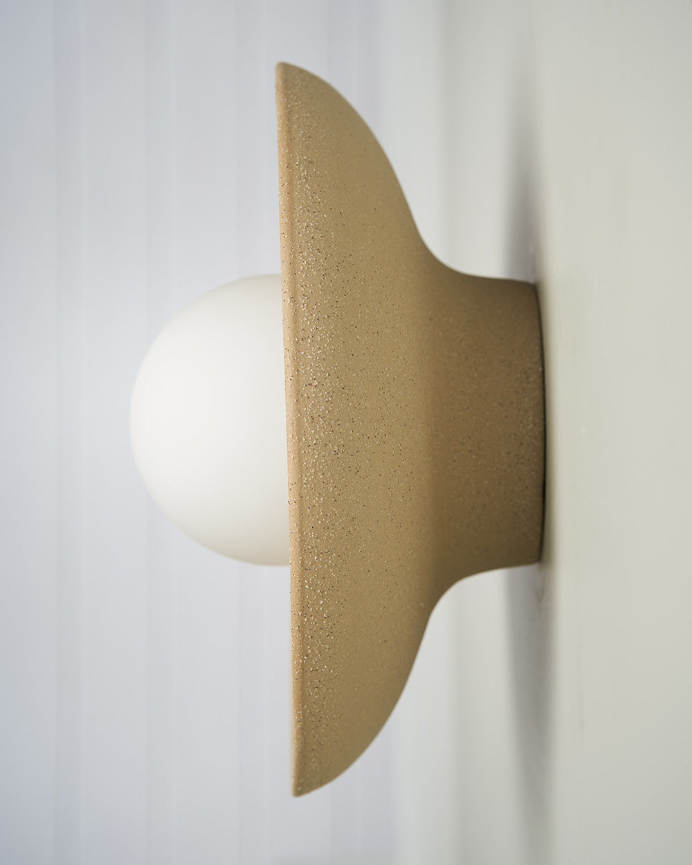 Dish Sconce Light in Earth