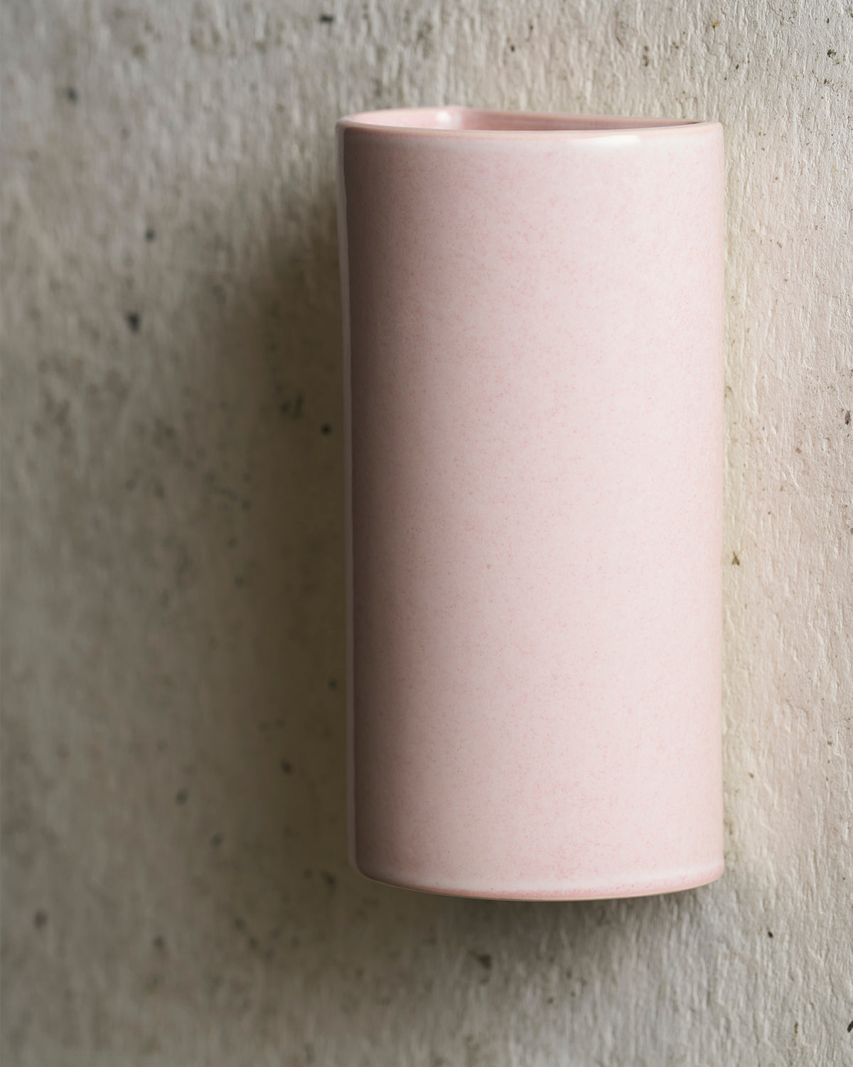 Curved Wall Light in Rose Quartz
