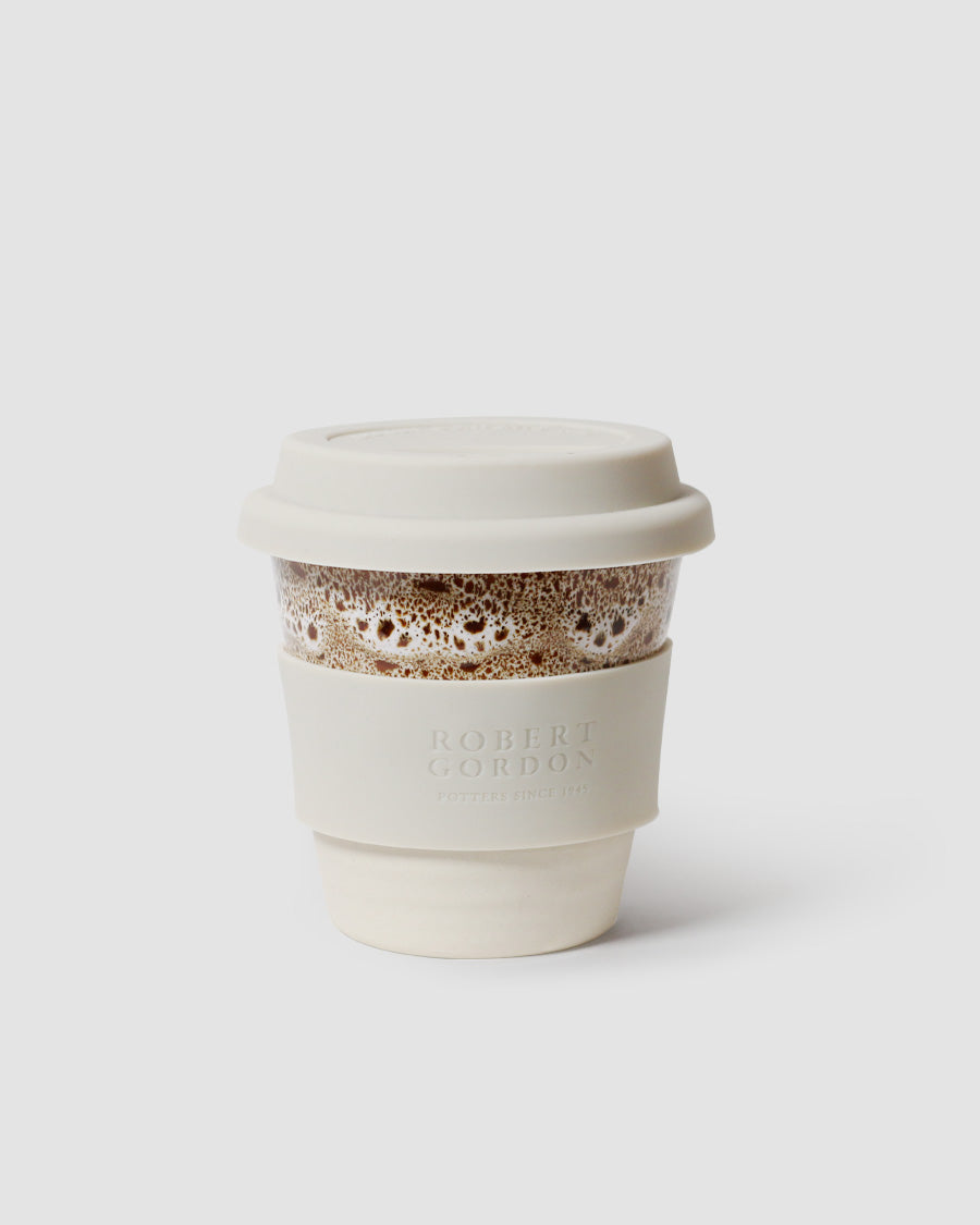 Large Carousel Cup / White Ochre