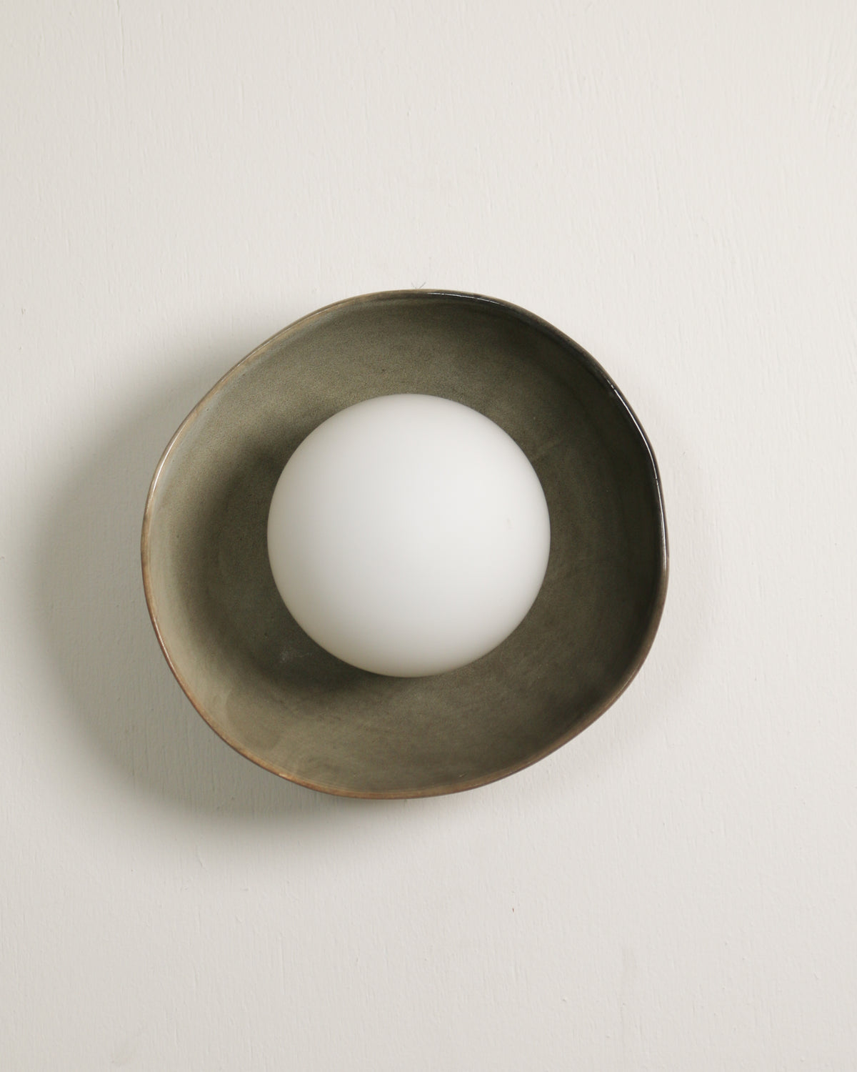 Shell Sconce Light in Saltbush