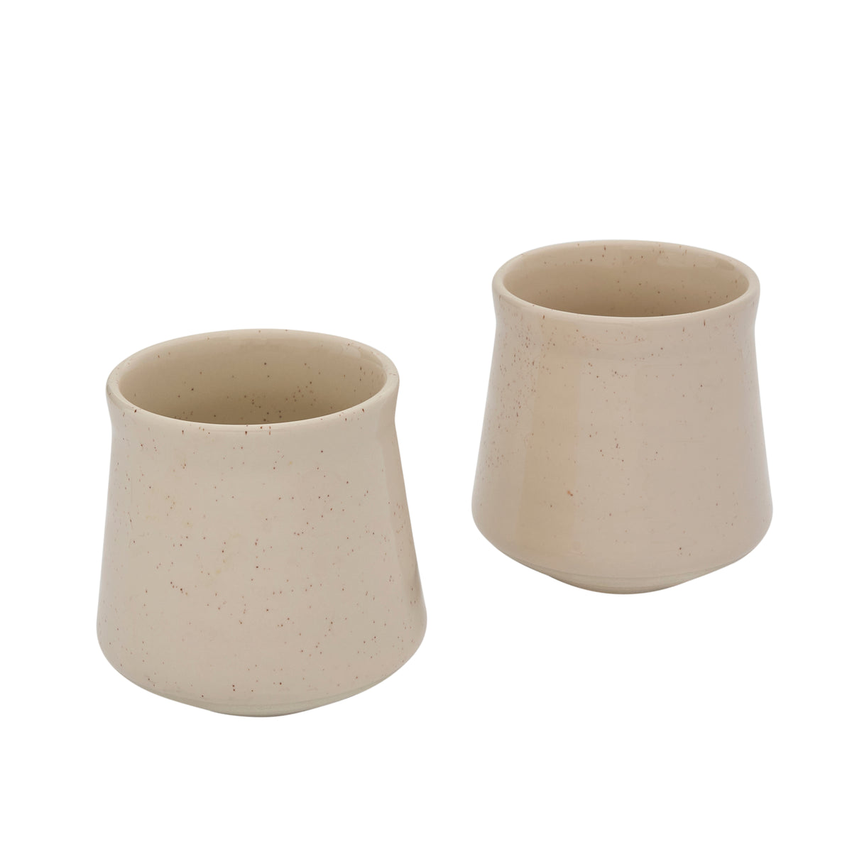2pc Matcha Latte Mug Set in White