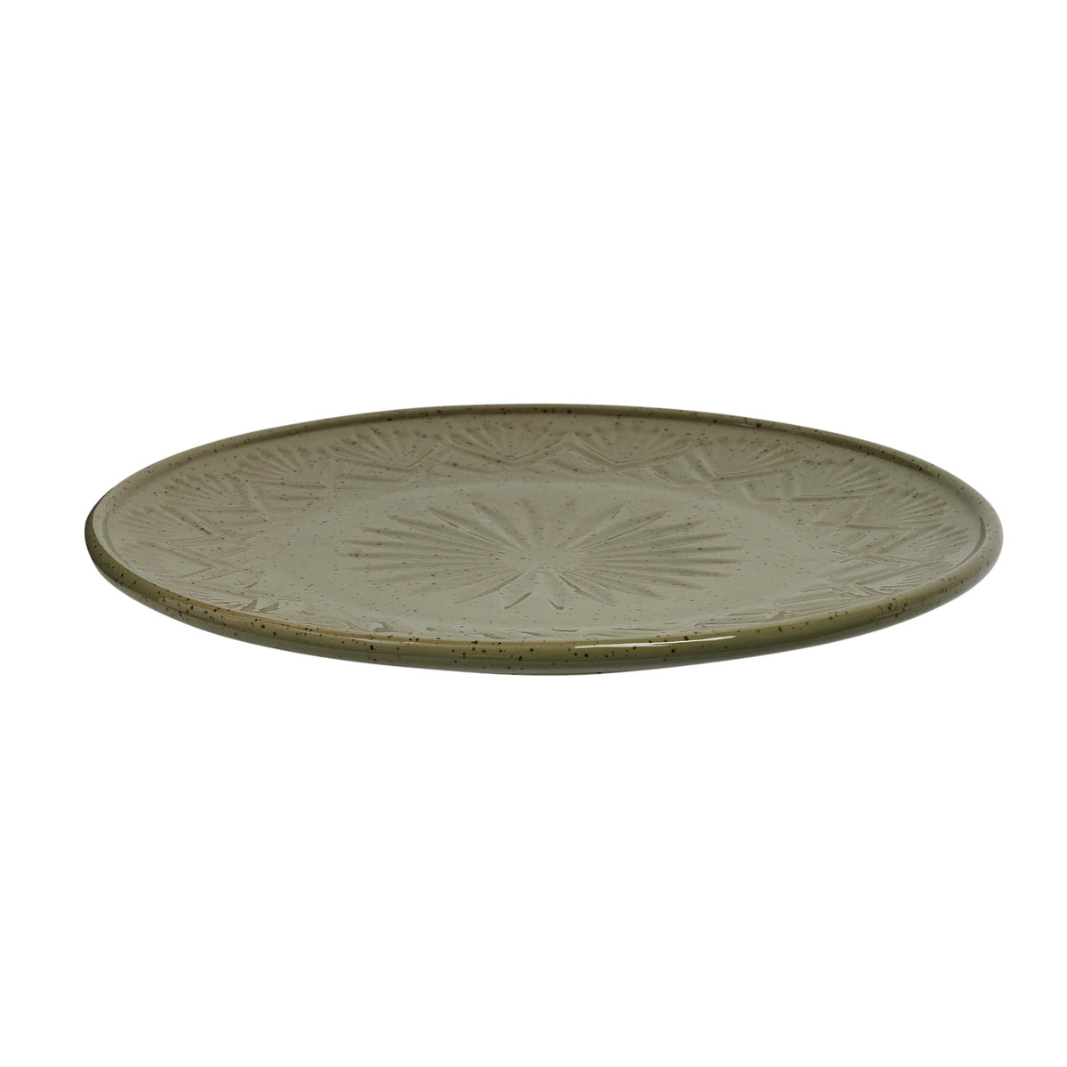 20cm Plate in Peppercorn / Hardware Lane