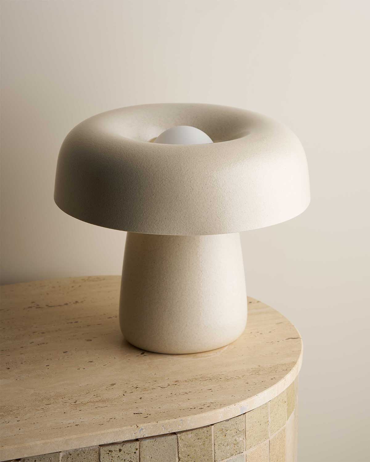 Nest Table Lamp in Poppyseed