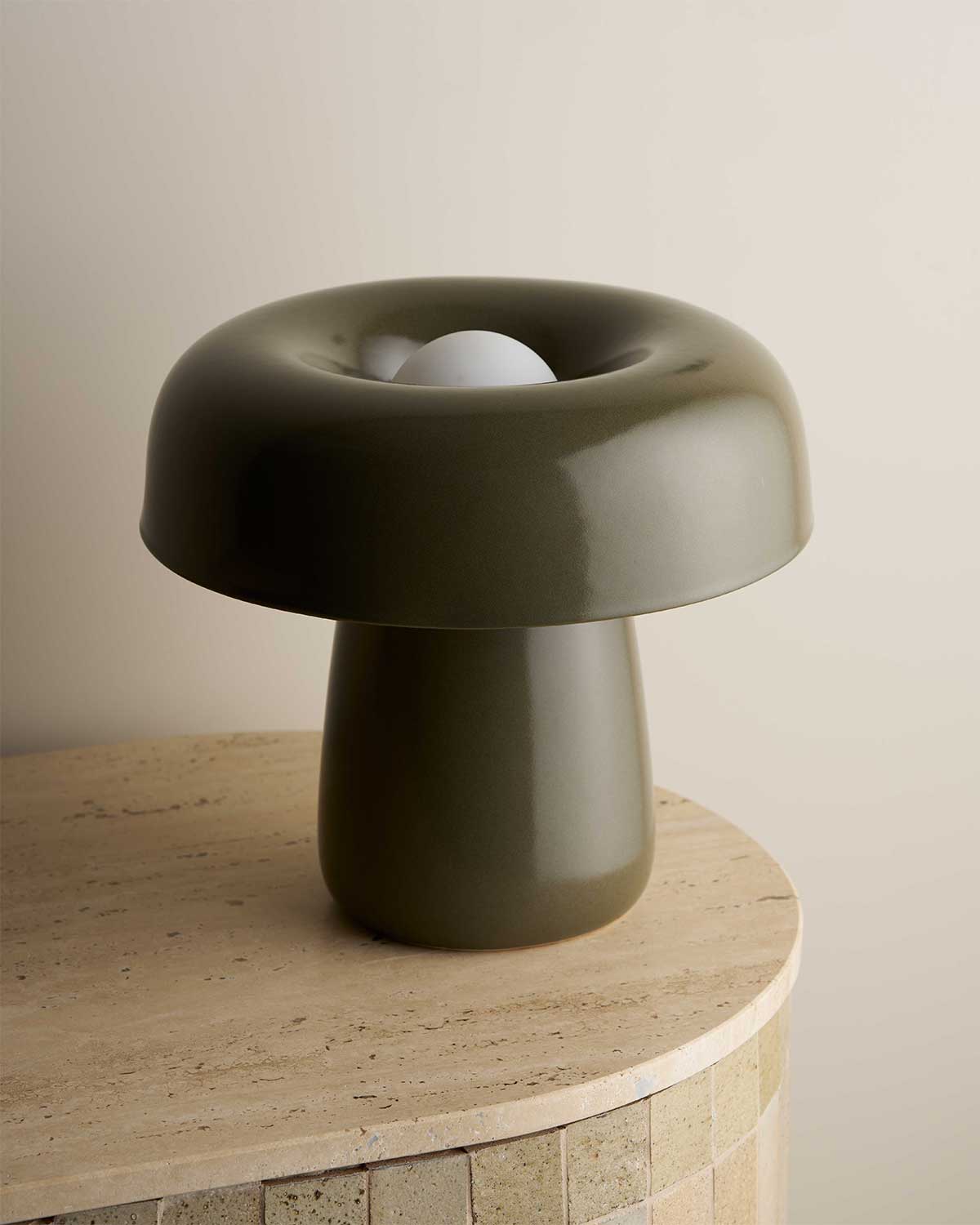 Nest Table Lamp in Olive