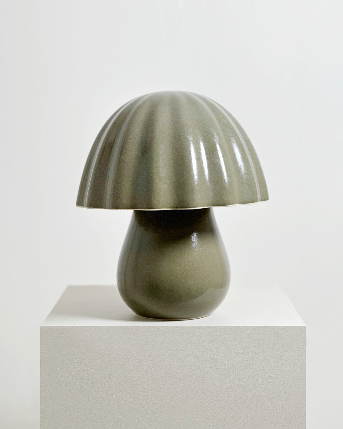 Periwinkle Table Lamp in Olive