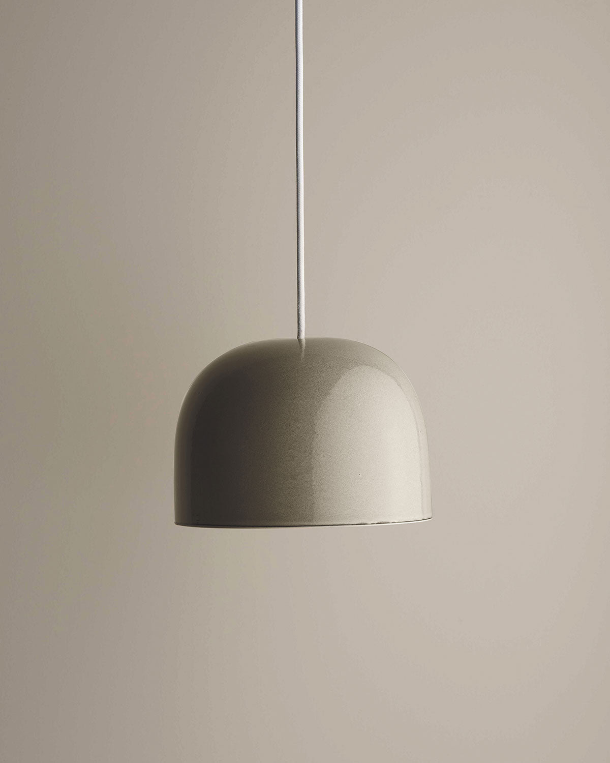 Small Bell Pendant Light in Saltbush