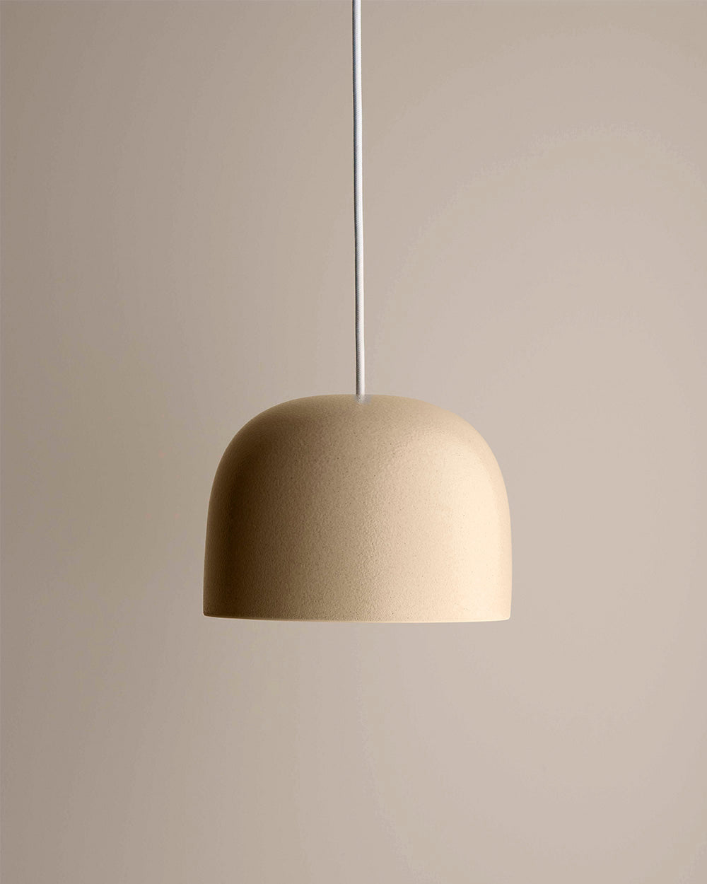 Small Bell Pendant Light in Sand