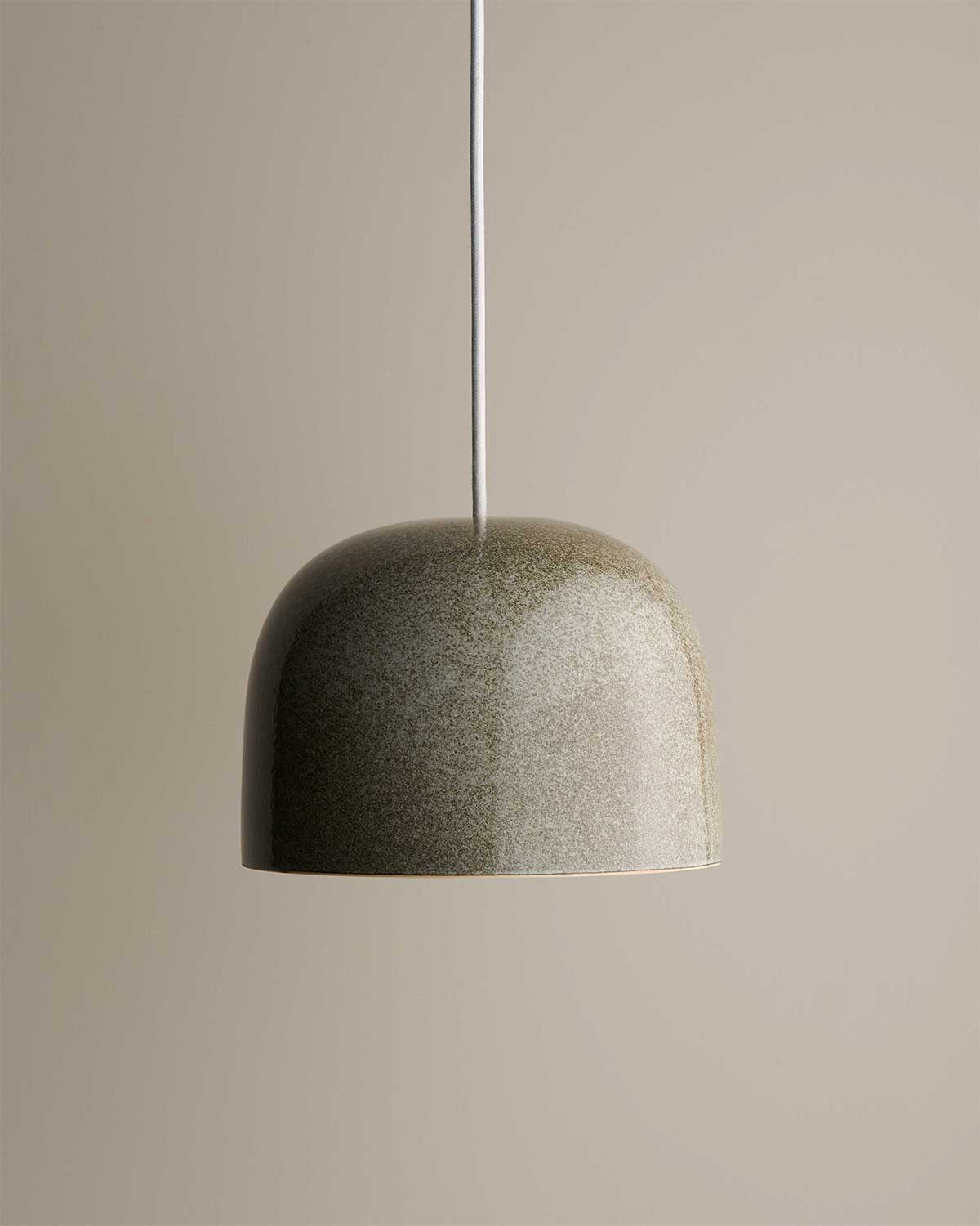 Ceramic Bell Pendant in Rivergum