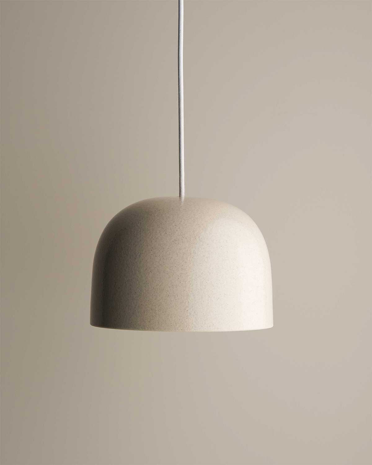 Large Bell Pendant Light in Poppyseed
