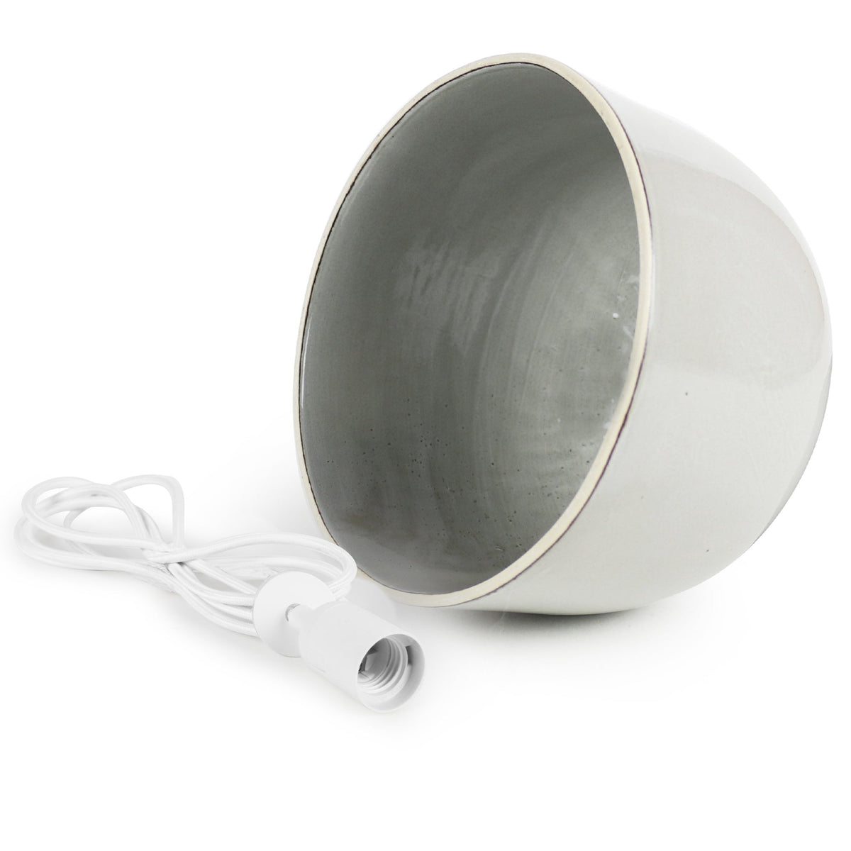 Small Bell Pendant Light in Saltbush