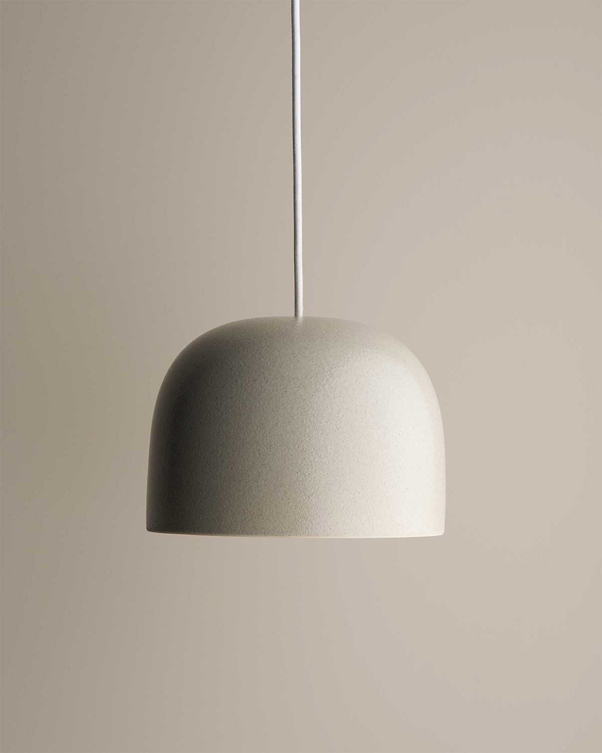 Large Bell Pendant Light in Shale