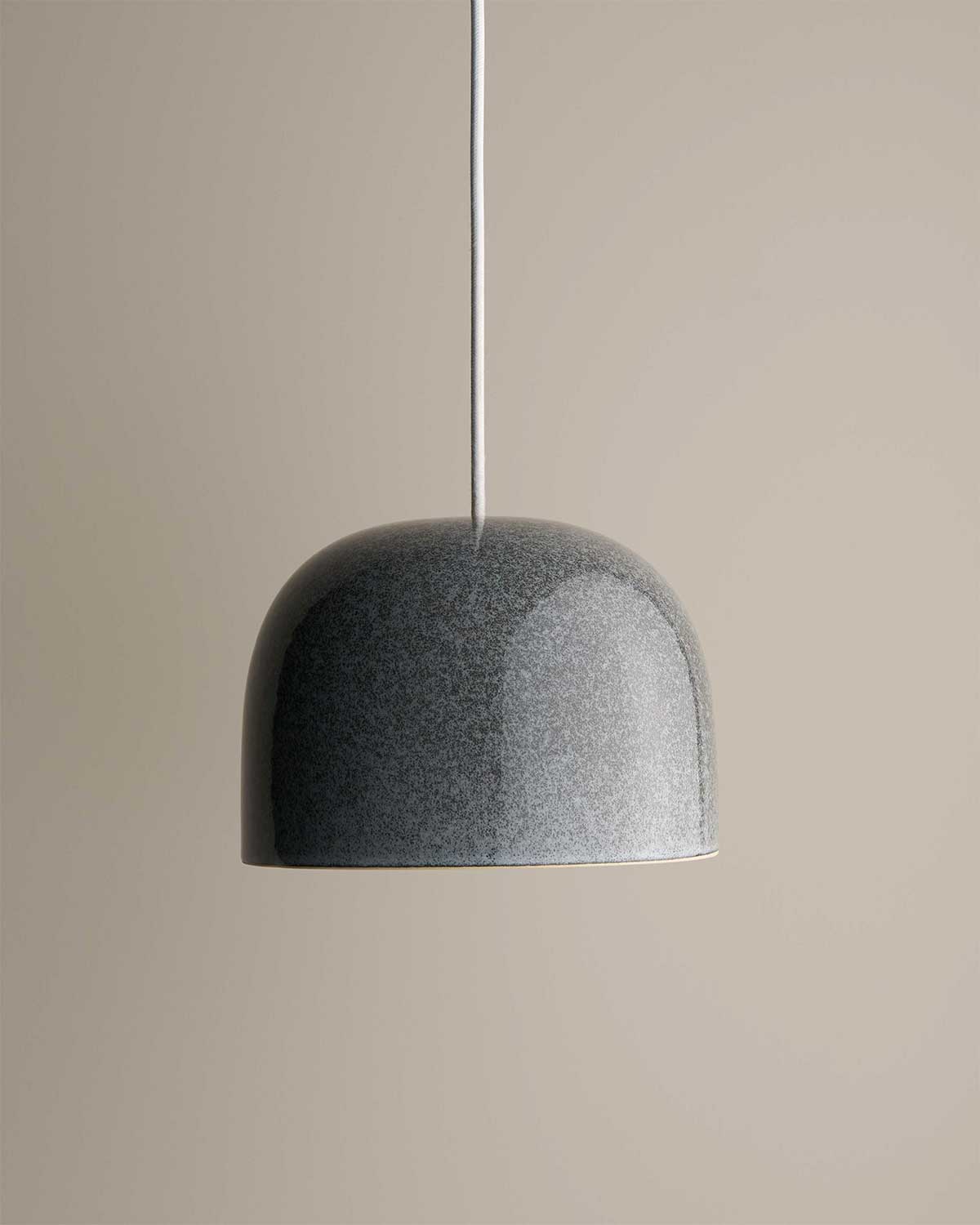 Large Bell Pendant Light in Storm