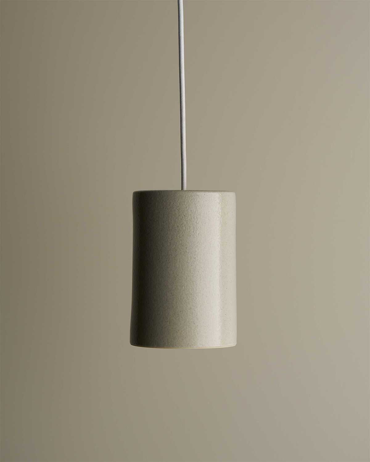 Large Cylinder Pendant Light in Shale