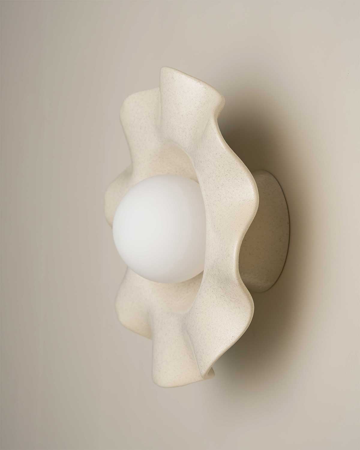 Pearl Wall Sconce in Poppyseed