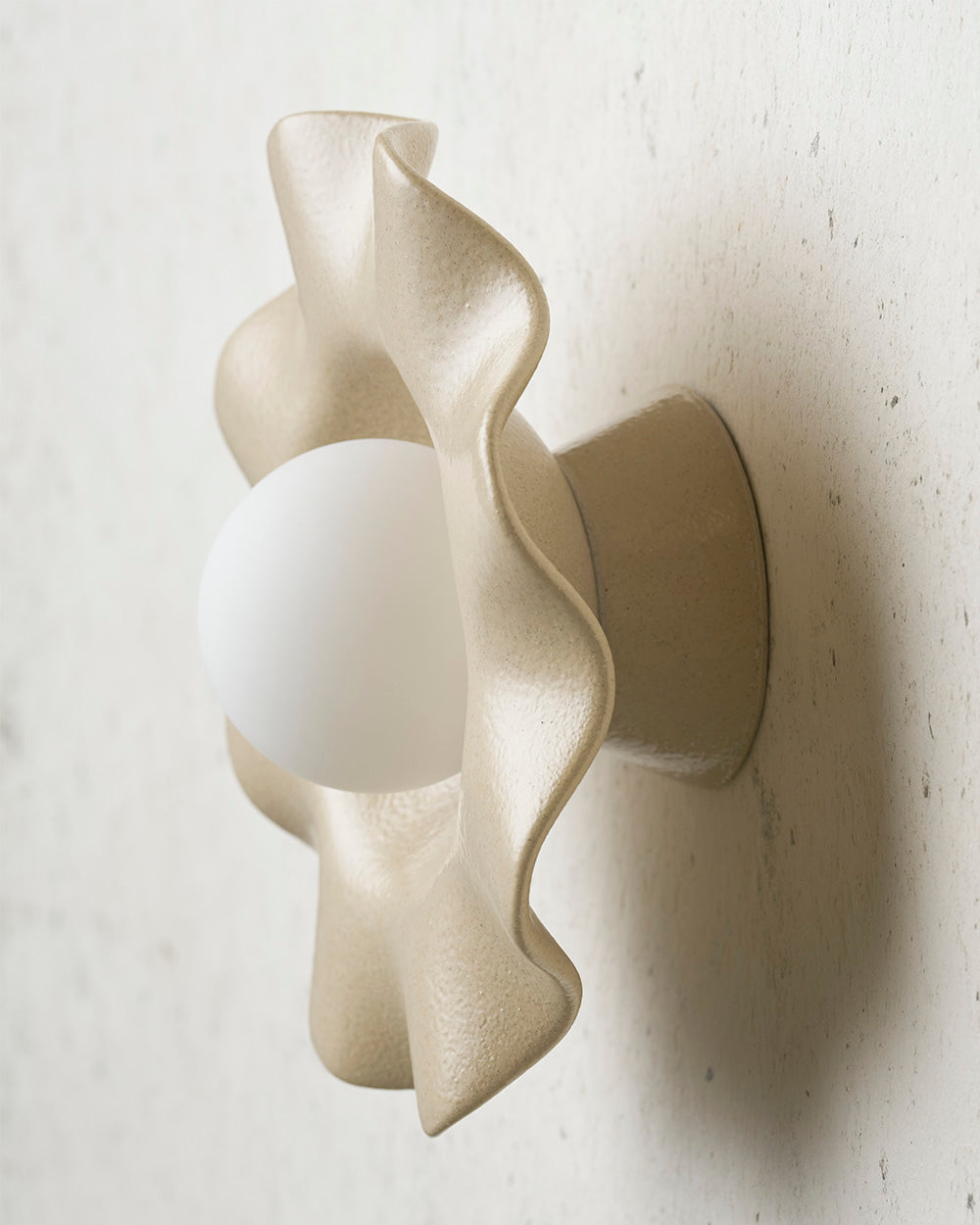 Pearl Wall Sconce in Sand