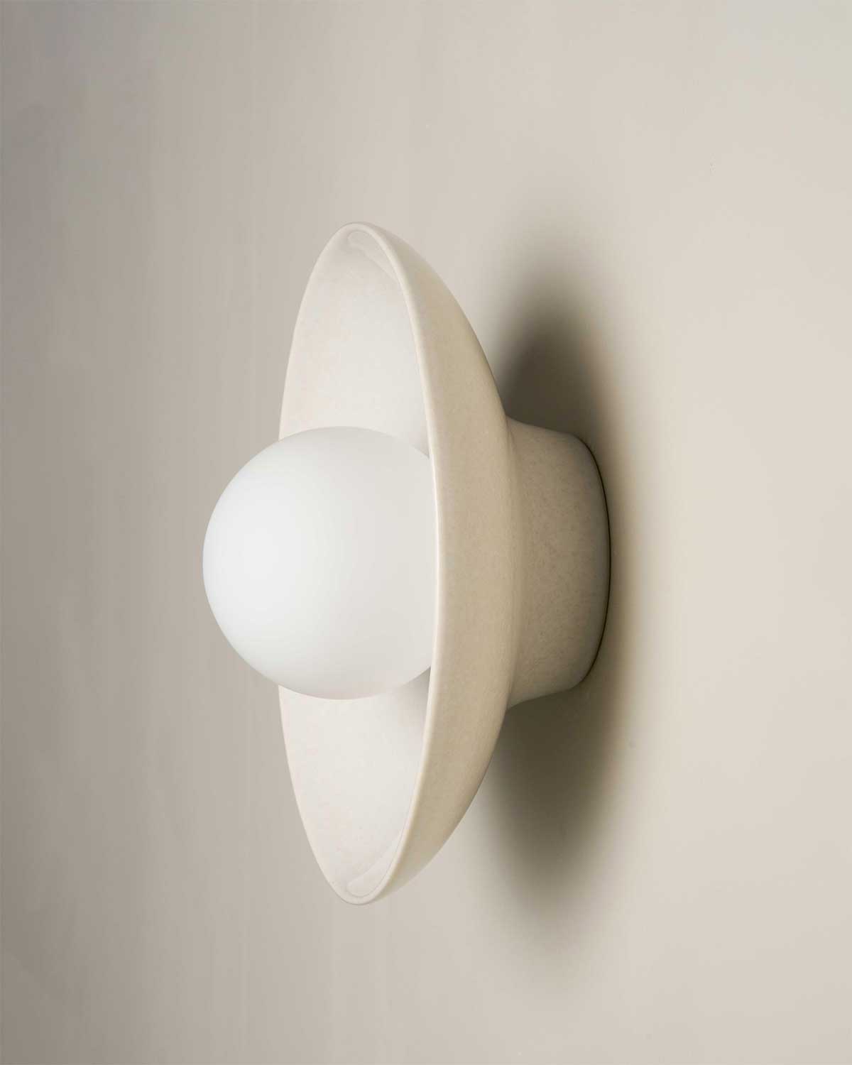 Dish Sconce Light in Coast