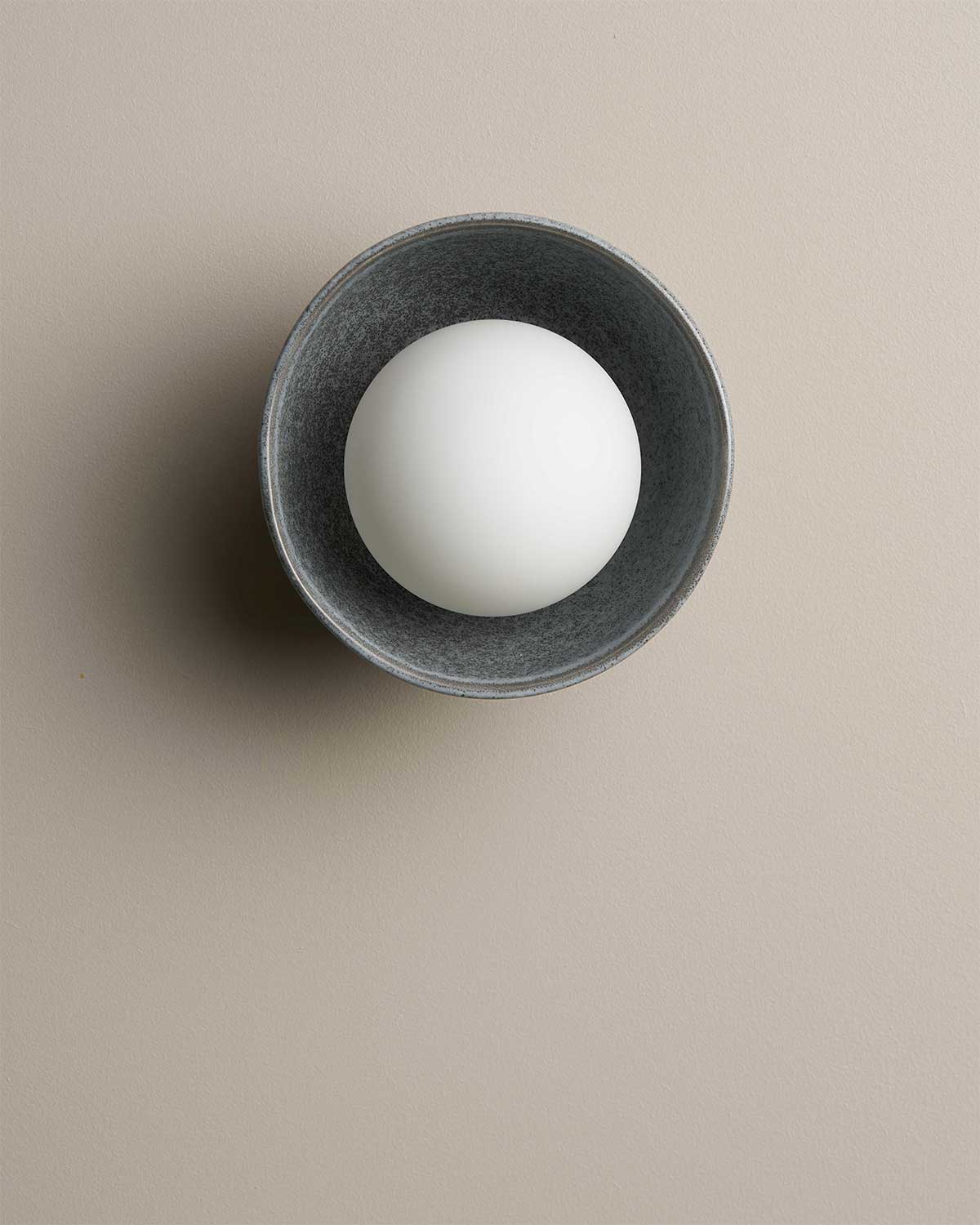 Bowl Sconce Light in Storm