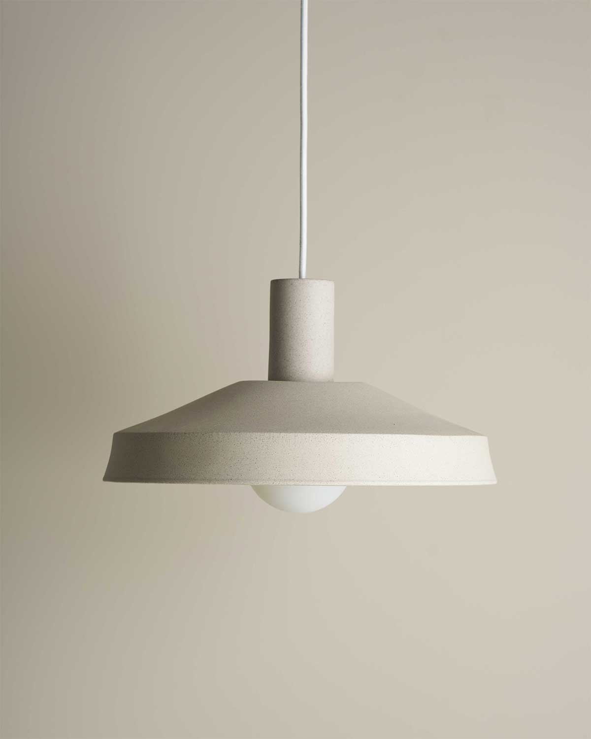 Tapa Pendant Light in Stone