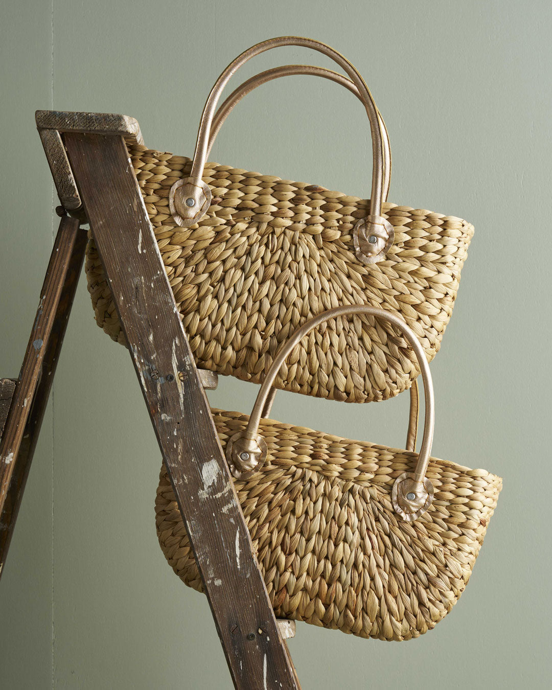 Harvest Baskets Set of 2 / Goldie