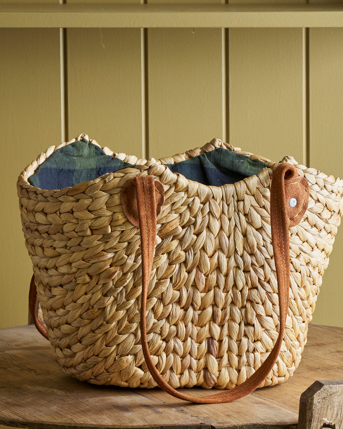 Market Lane Basket / Tartan