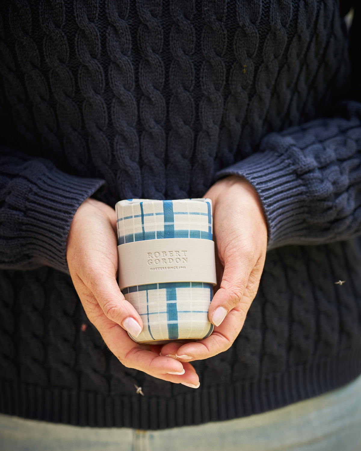 Denim 350ml Travel Cup / Cat's Pyjamas