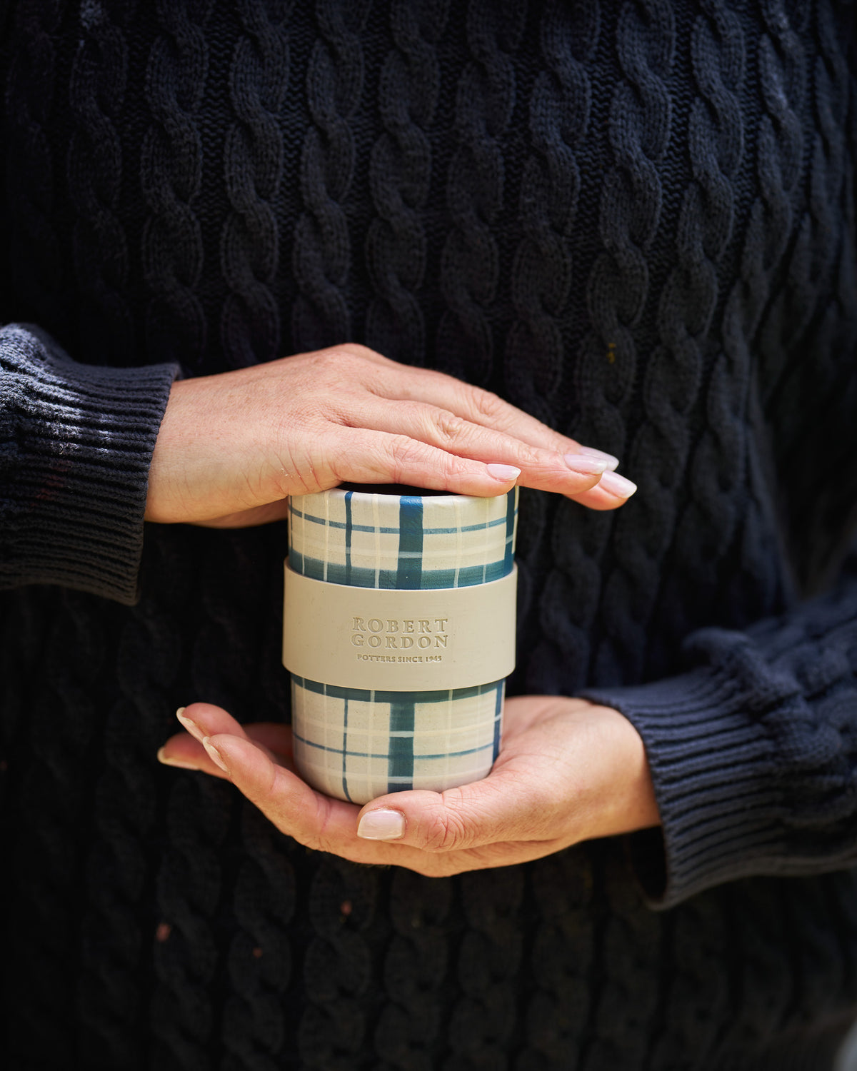 Denim 350ml Travel Cup / Cat's Pyjamas