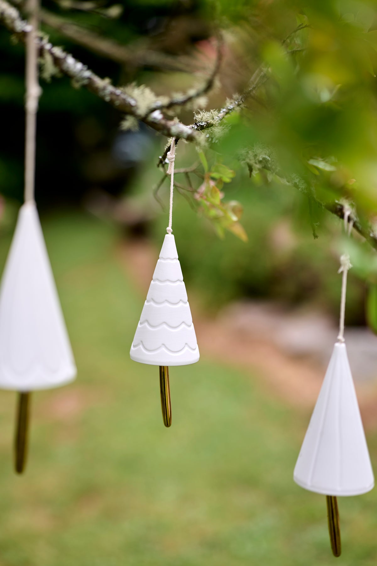 Set of 3 Hanging Christmas Tree Bells