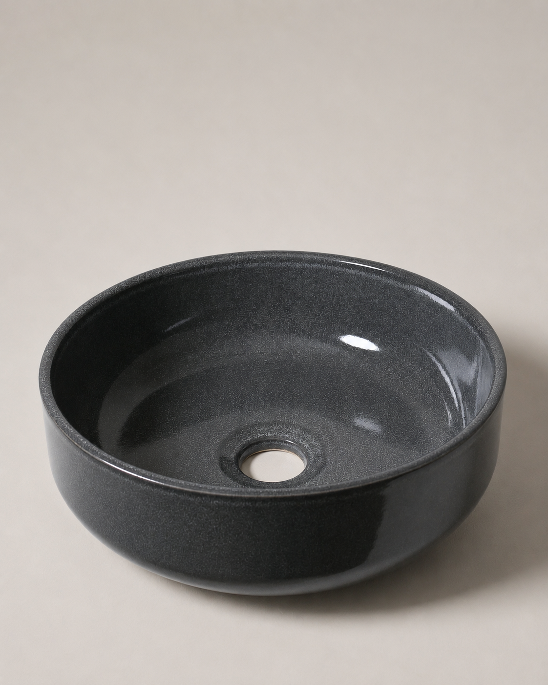 Clay 300 Round Hand Basin in Storm