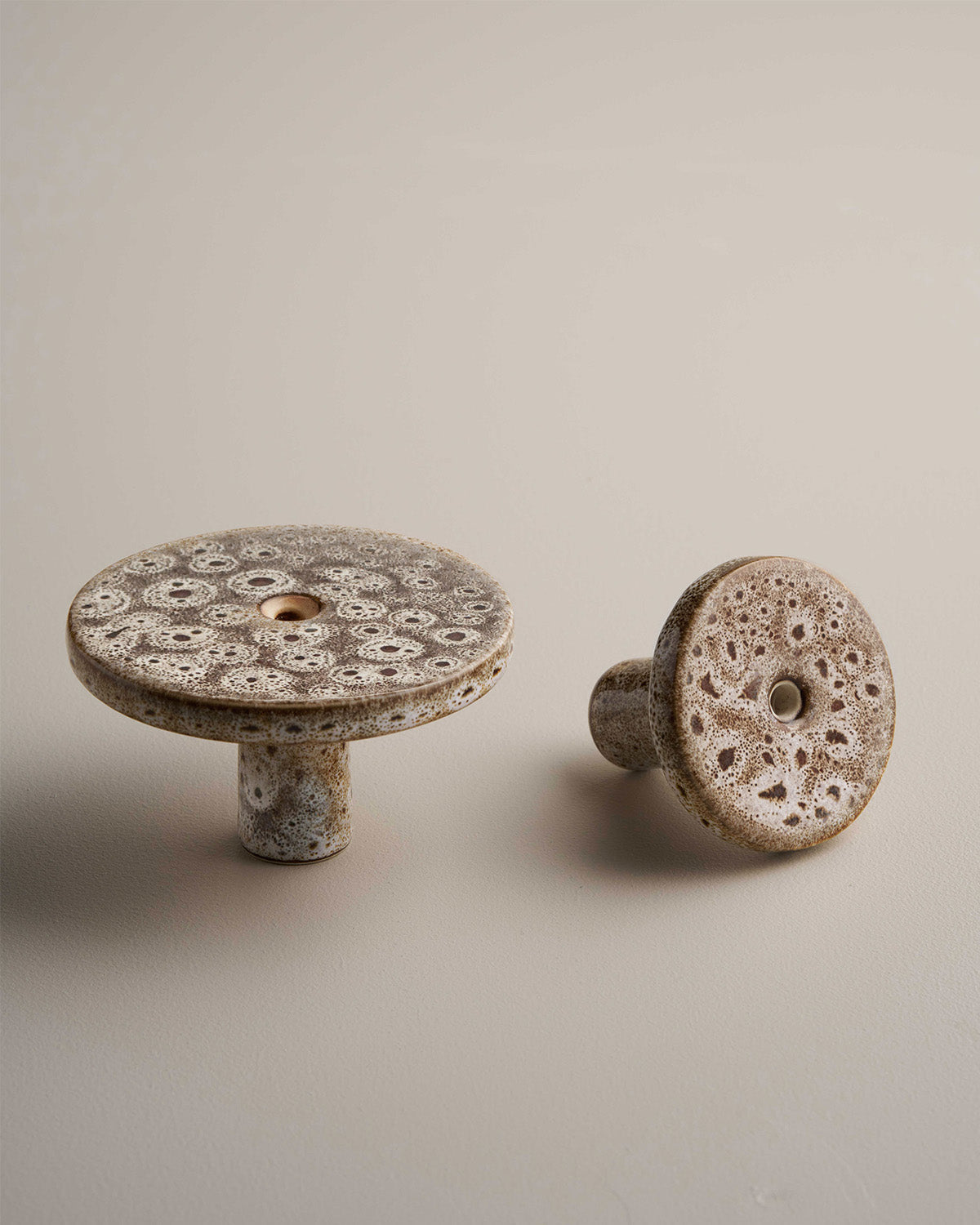 Small Wall Hook in White Ochre
