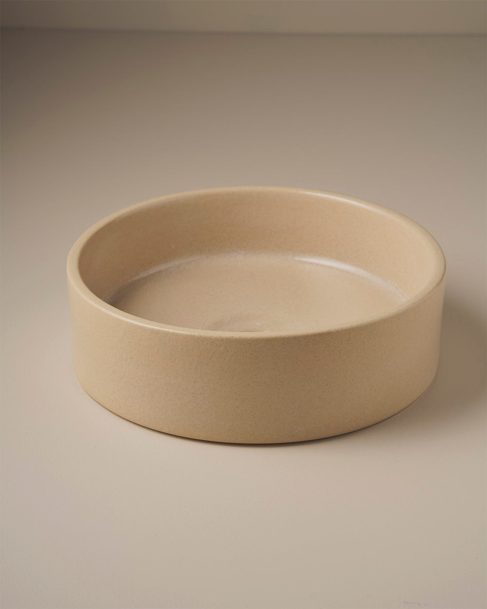 Clay 350 Round Hand Basin in Sand