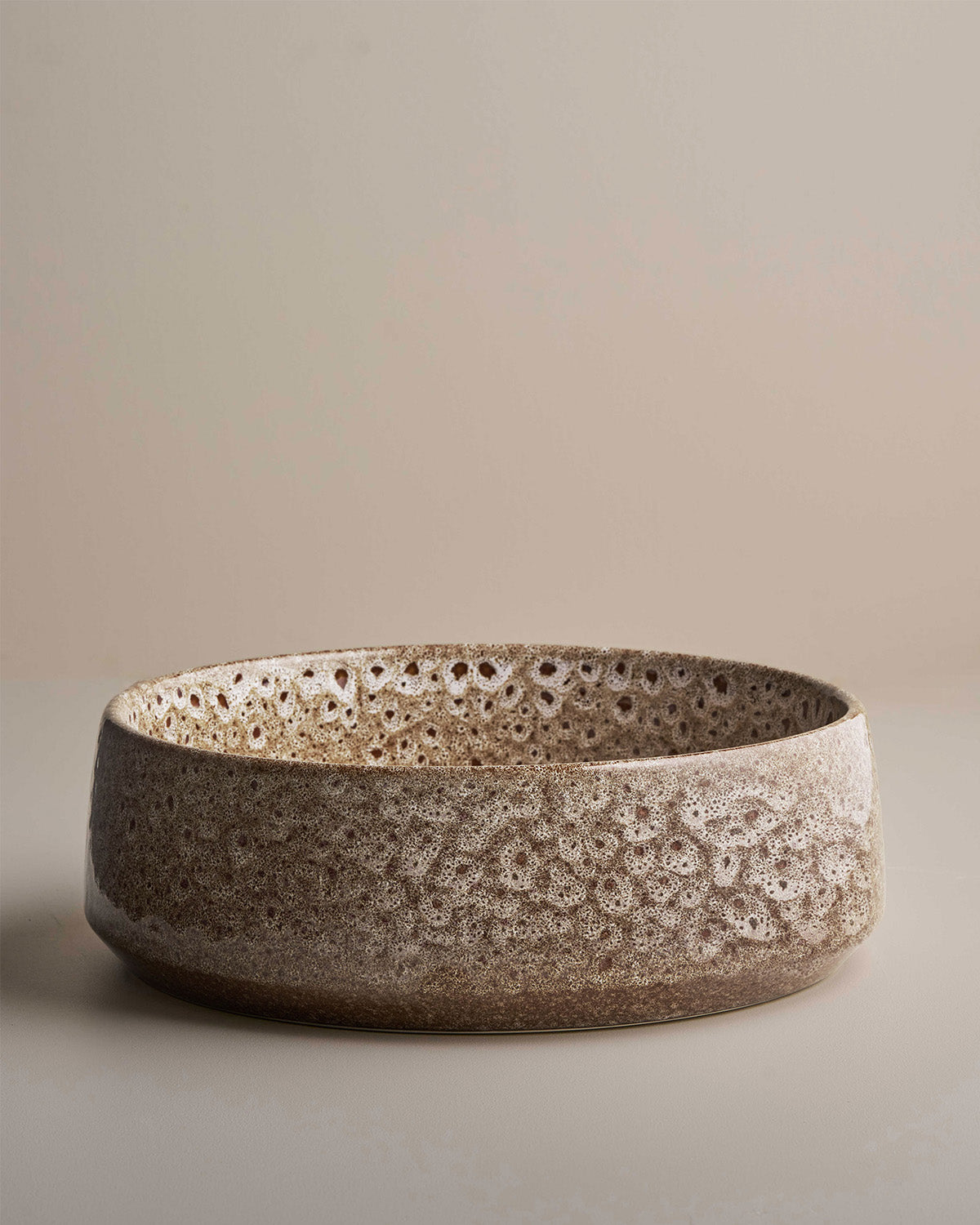 Kiln 360 Round Hand Basin in White Ochre