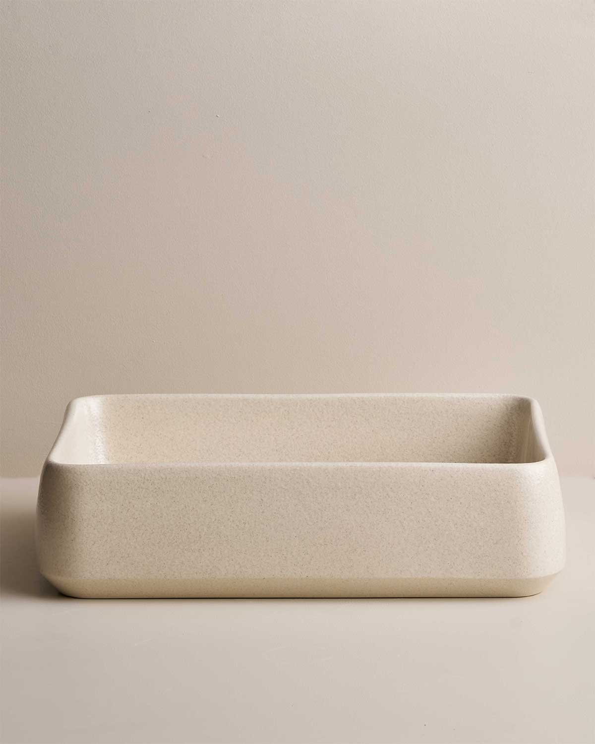 Kiln 515 Rectangular Hand Basin in Poppyseed