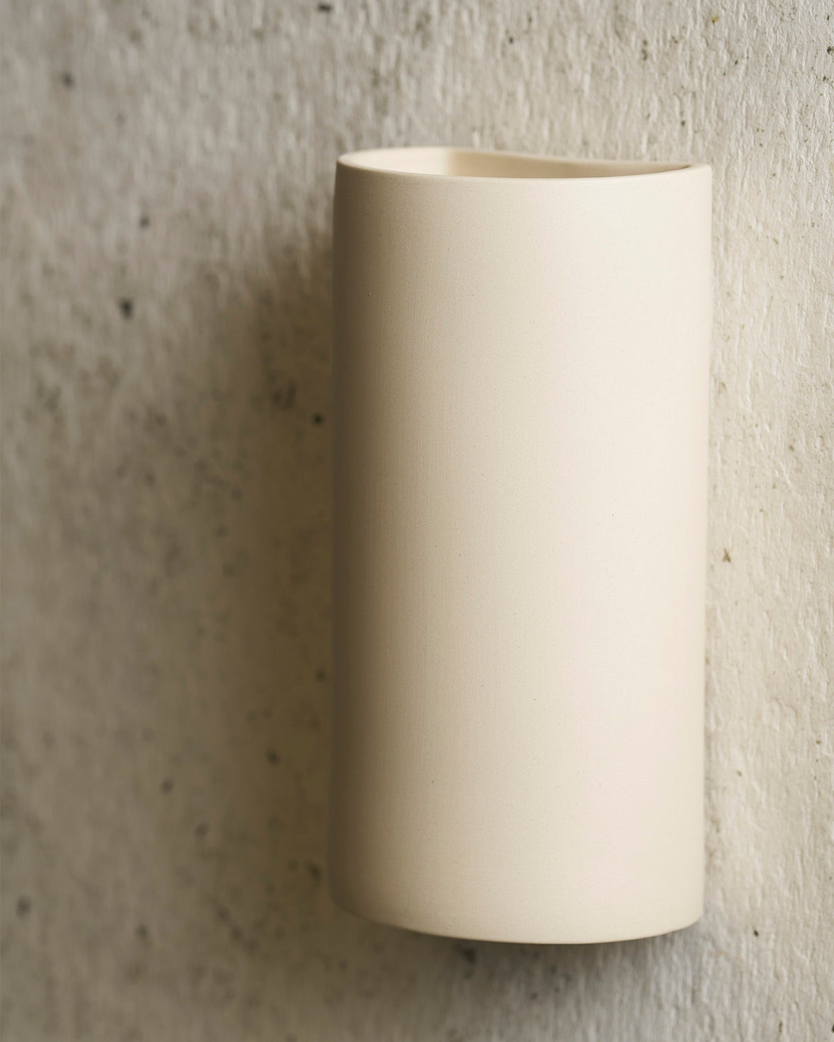 Curved Wall Light in Bone