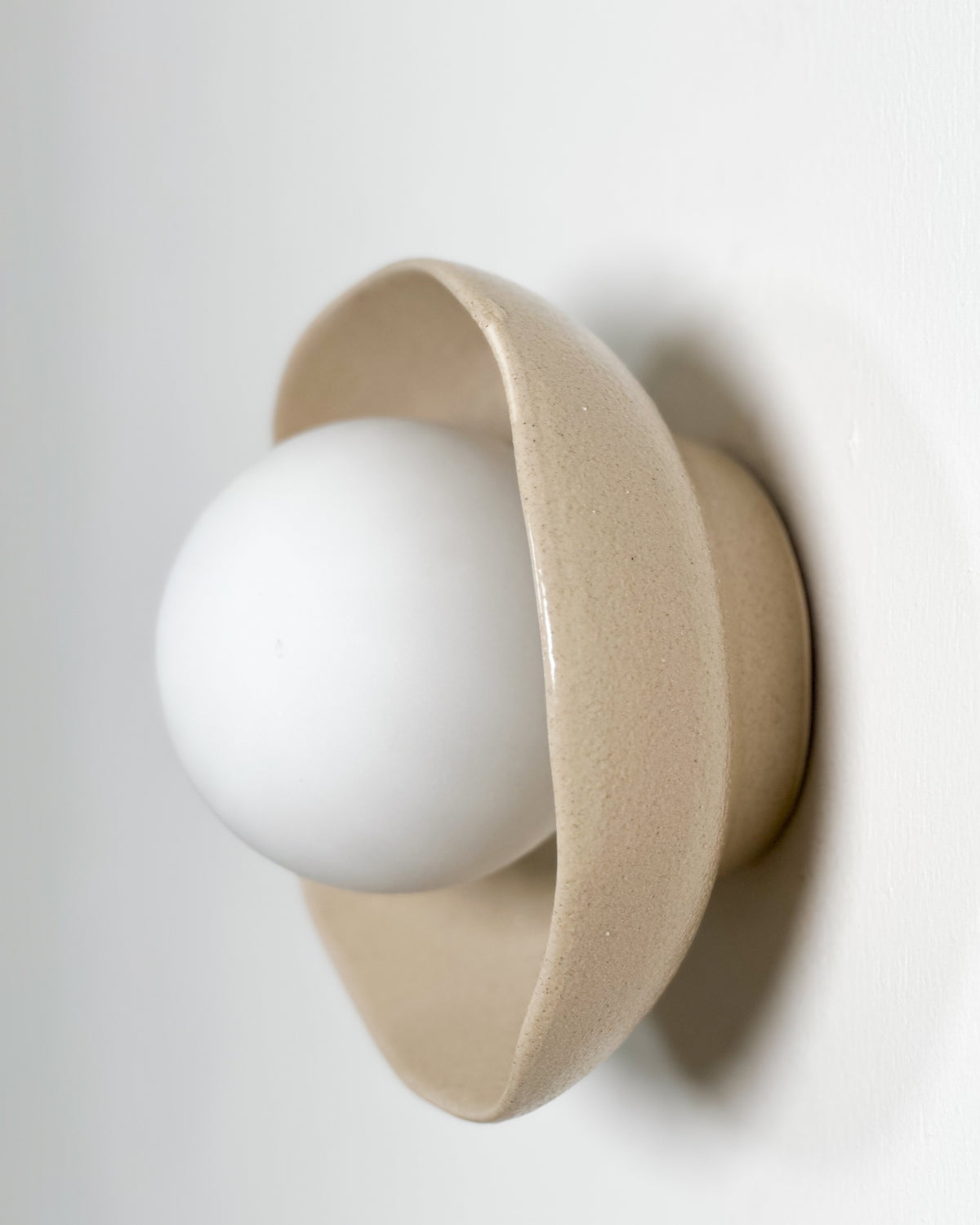 Shell Sconce Light in Sand