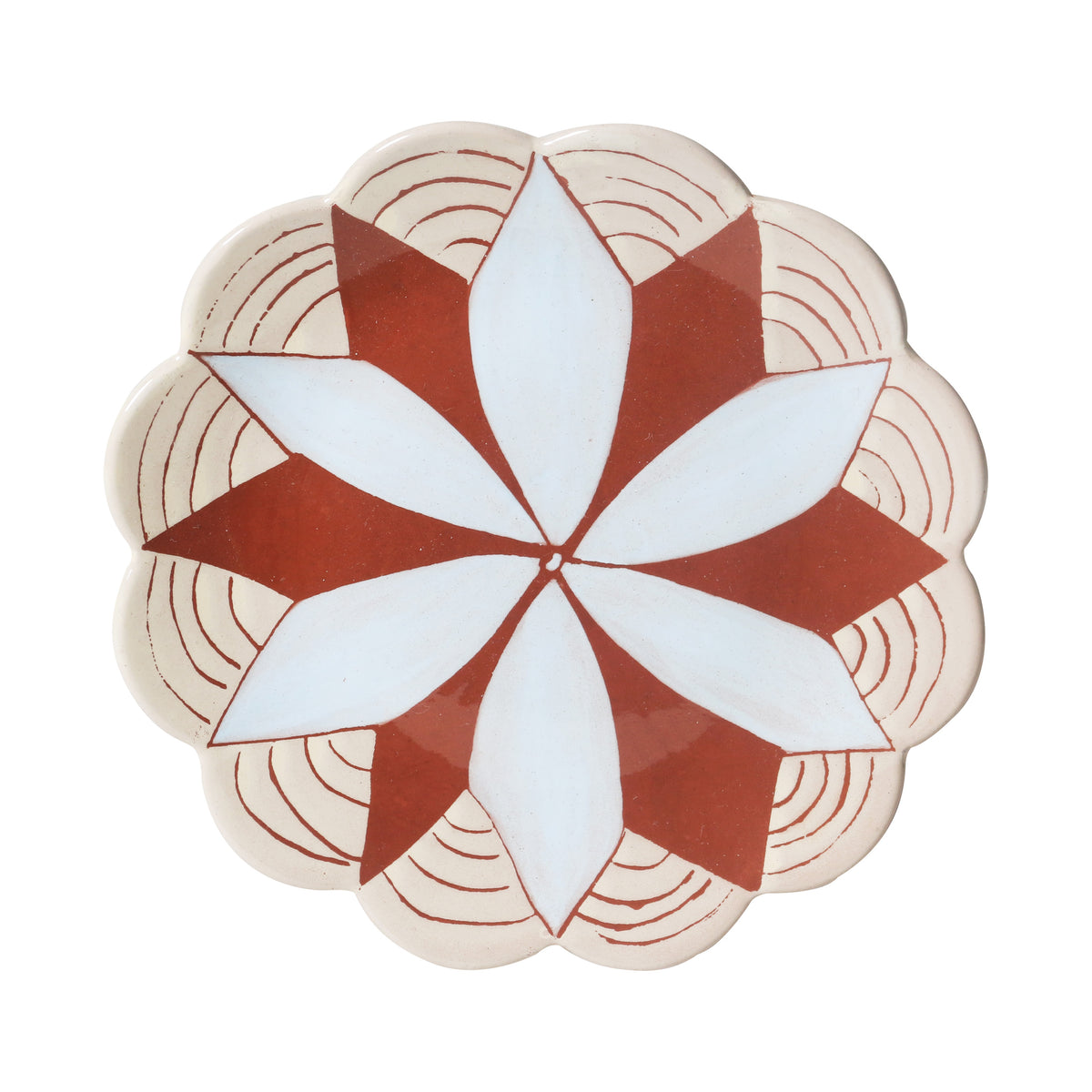 June's Daisy Plate / Geo