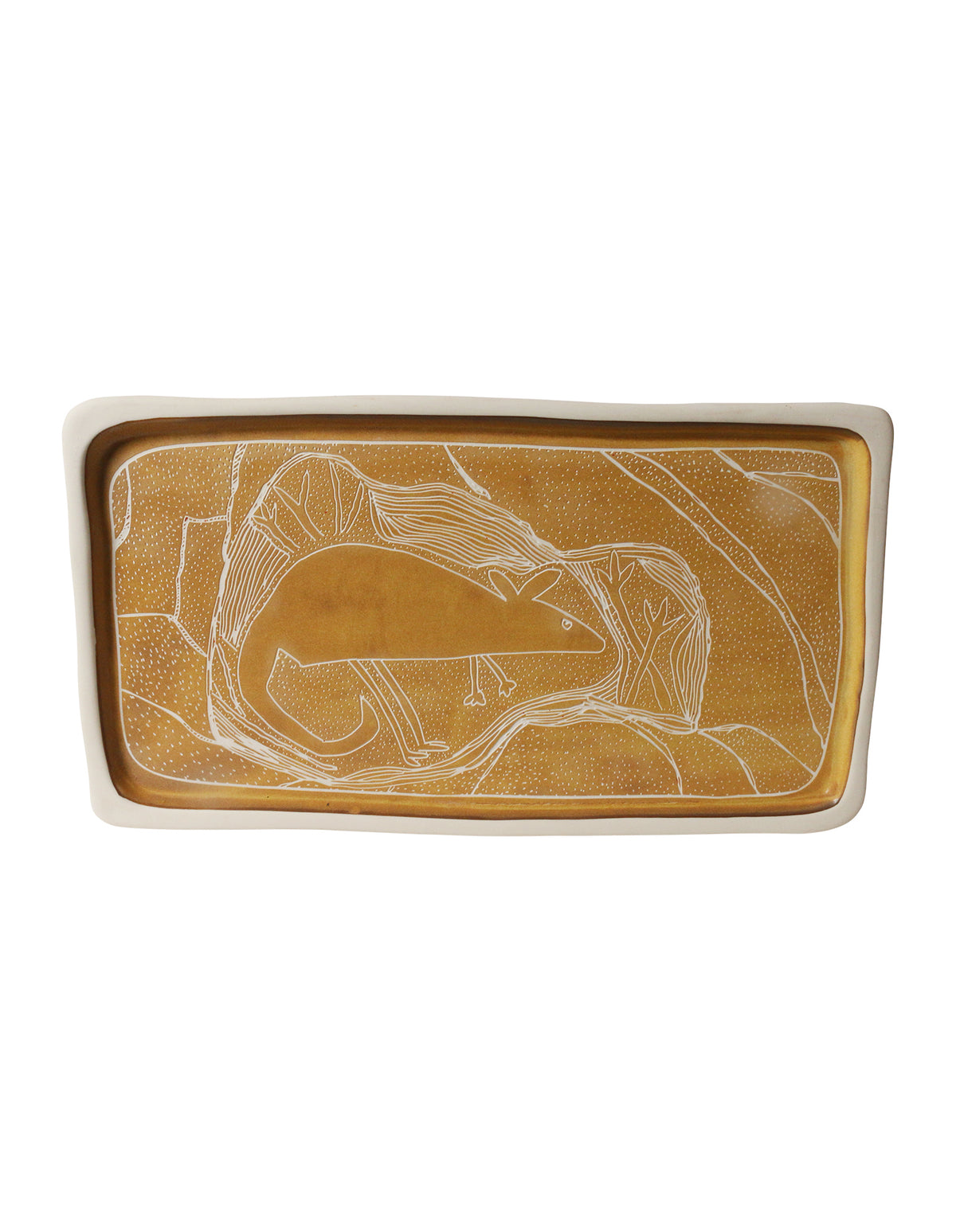 Tan Footed Tray / RG x Juluwarlu