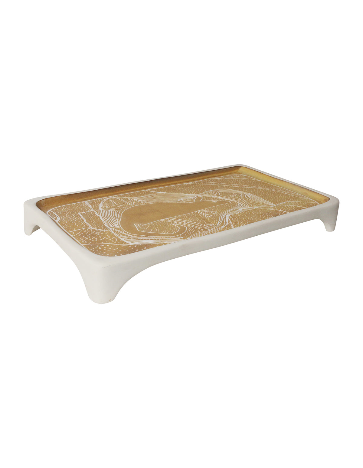 Tan Footed Tray / RG x Juluwarlu
