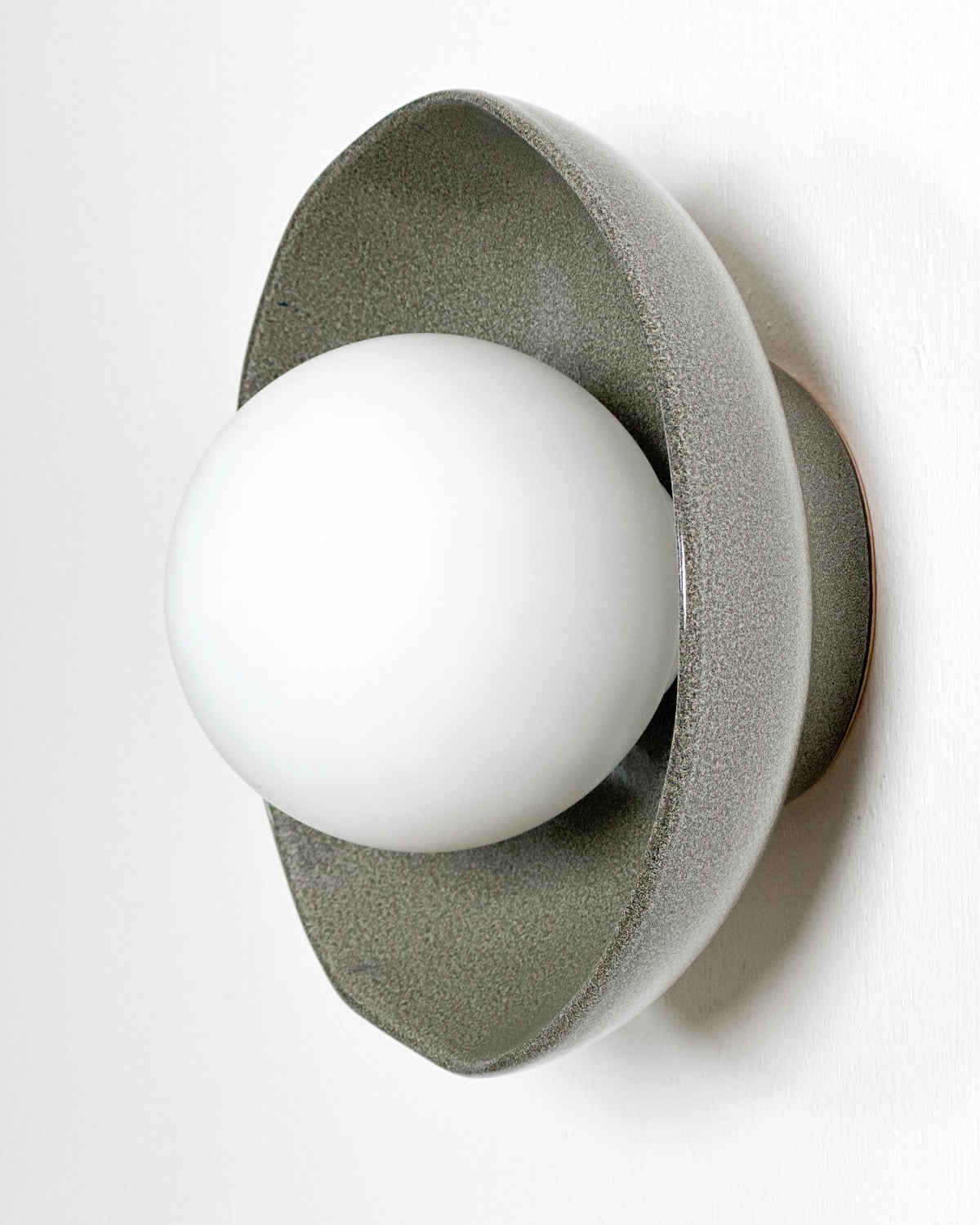 Shell Sconce Light in Rivergum