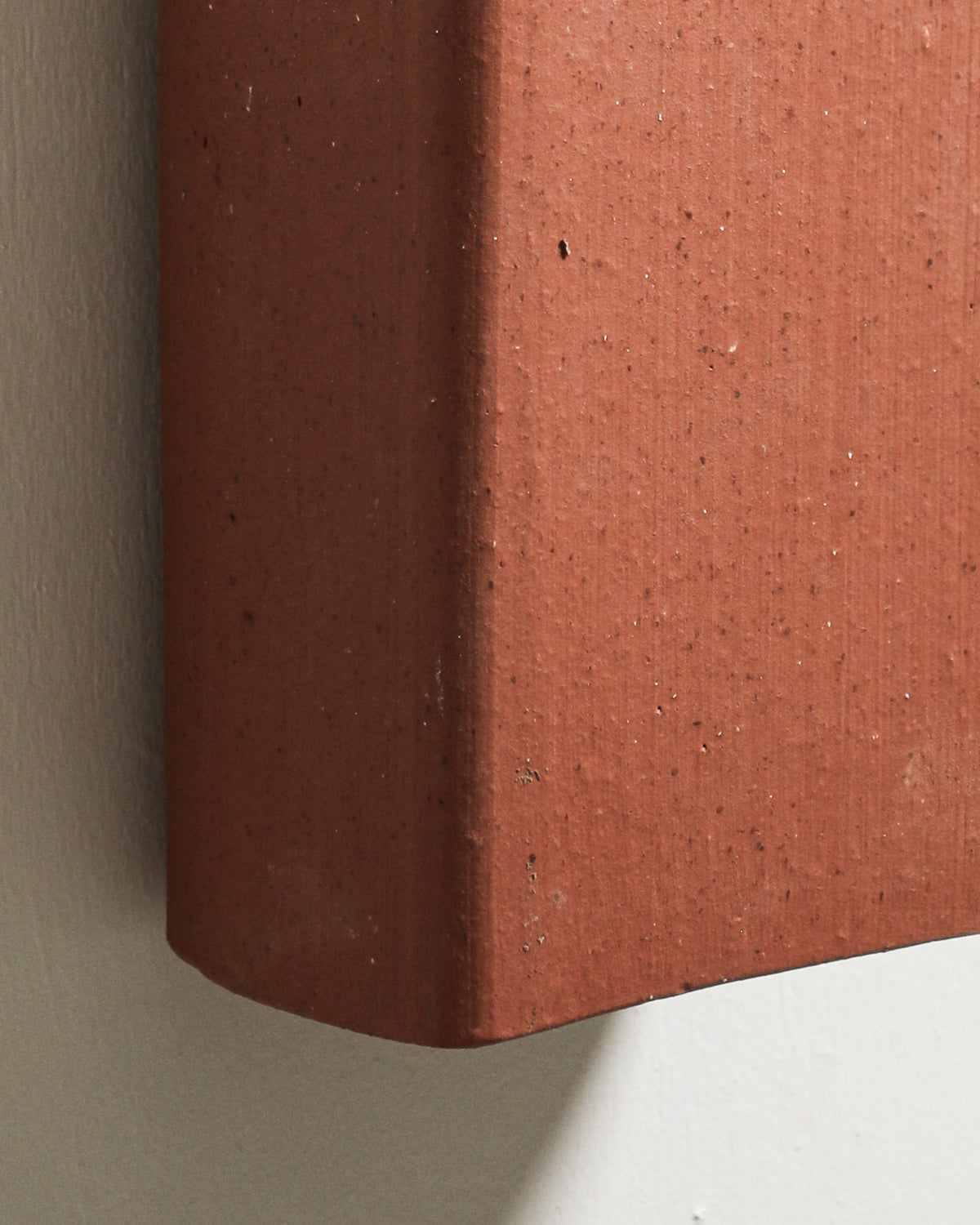 Box Wall Light in Terracotta