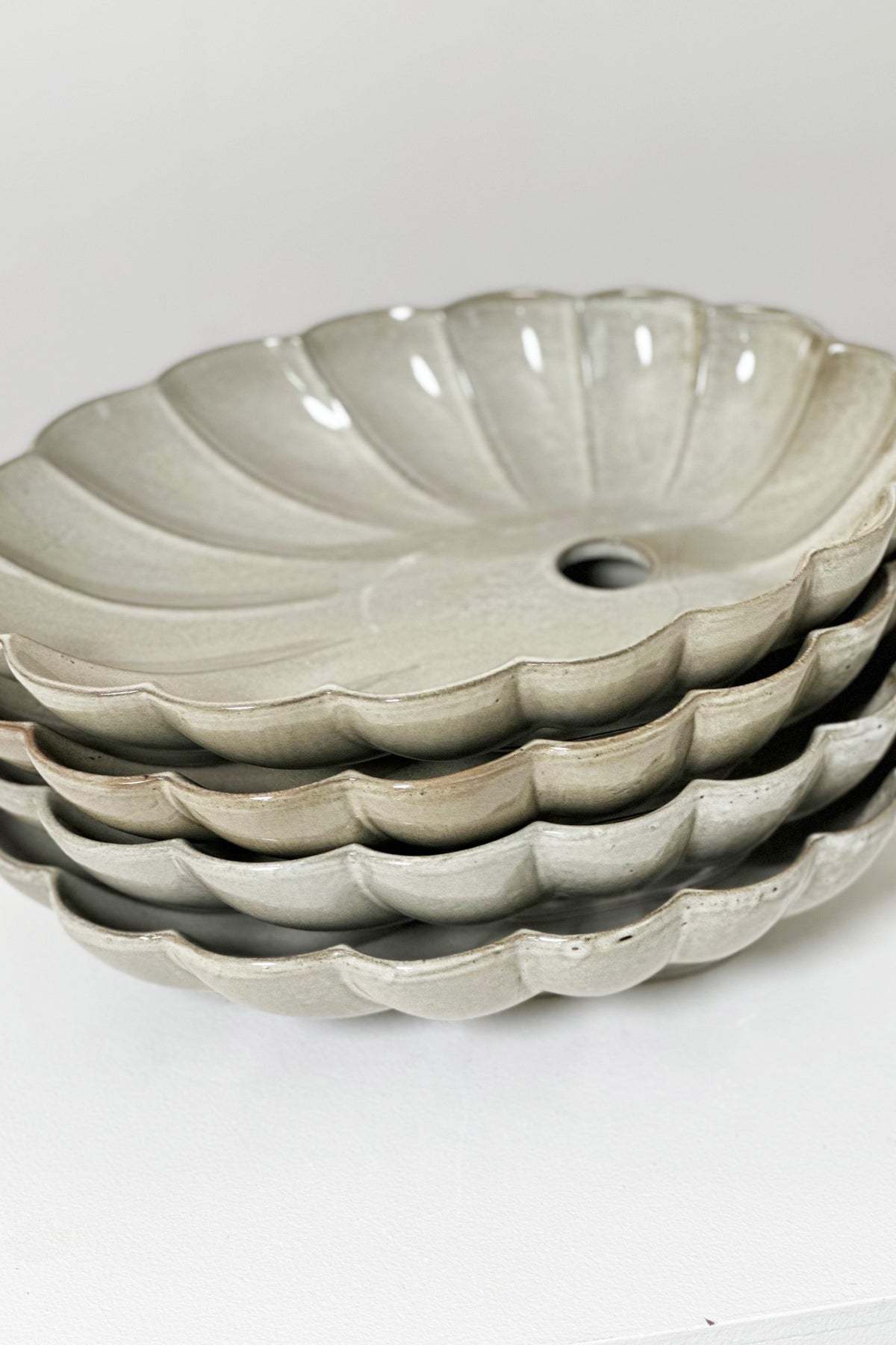 Oyster Wall Sconce in Saltbush