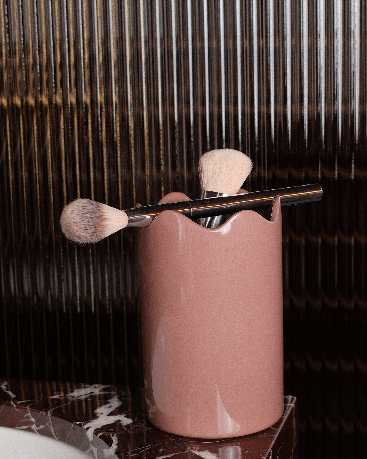 Store & Dry Brush Cylinder in Mocha / Jade Kisnorbo X Robert Gordon