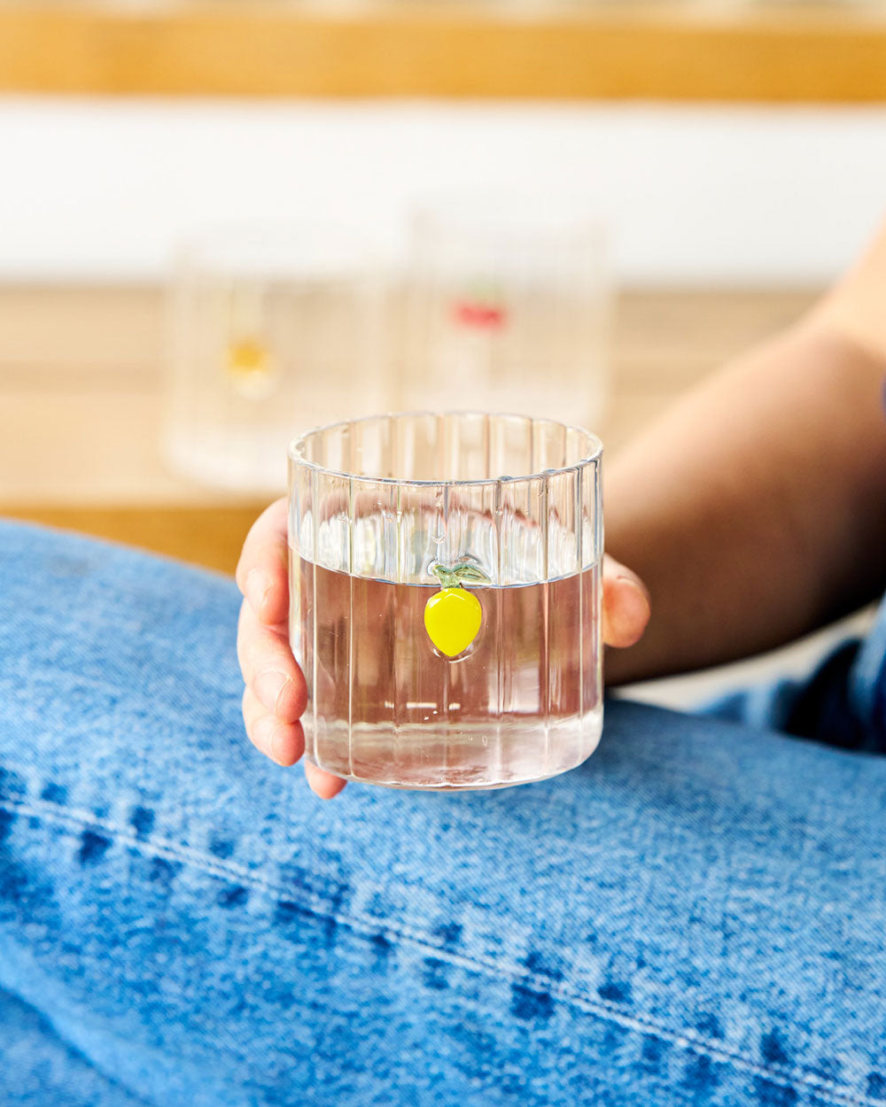 Haven Glass Tumbler / Lemon