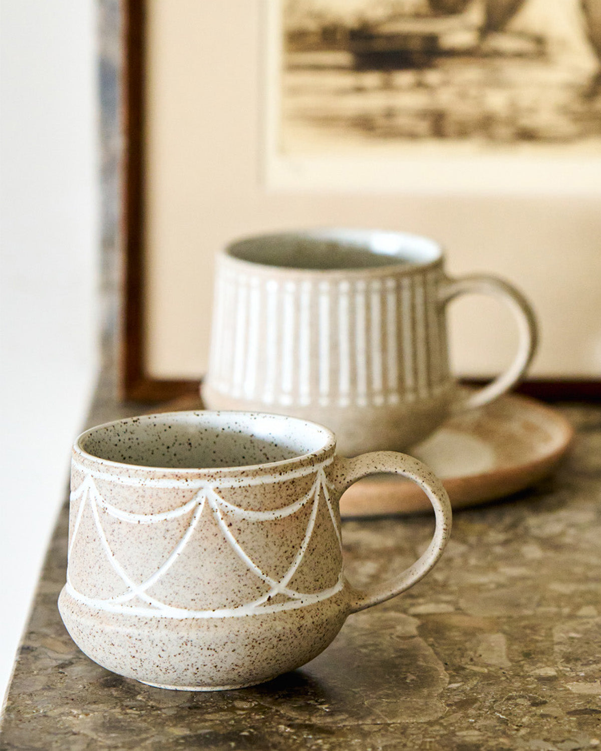 Set of 3 Mugs / Natural Entertainer