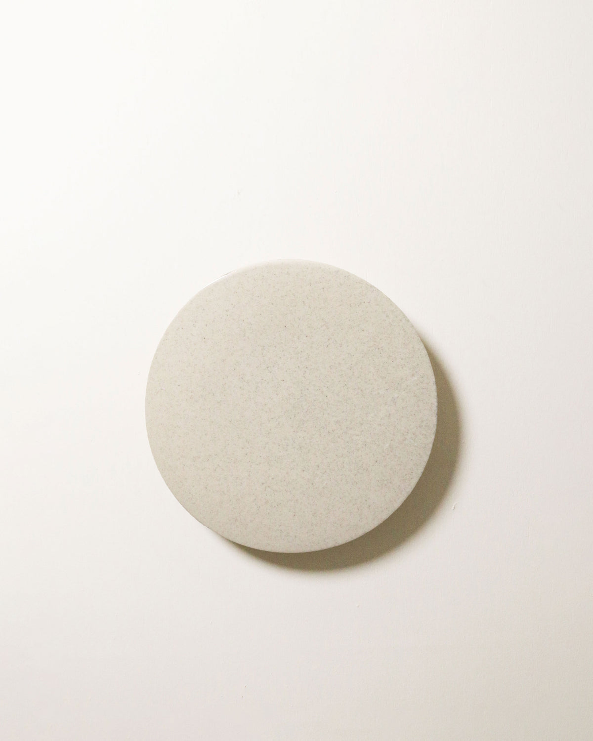 Small Backlit Disc Wall Light in Poppyseed
