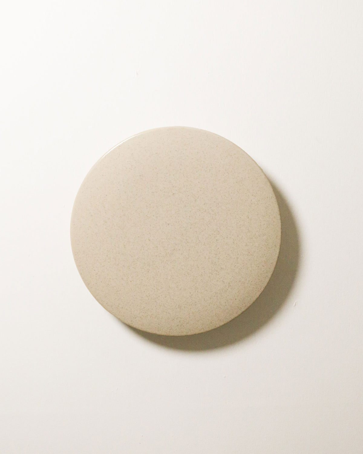 Large Backlit Disc Wall Light in Poppyseed