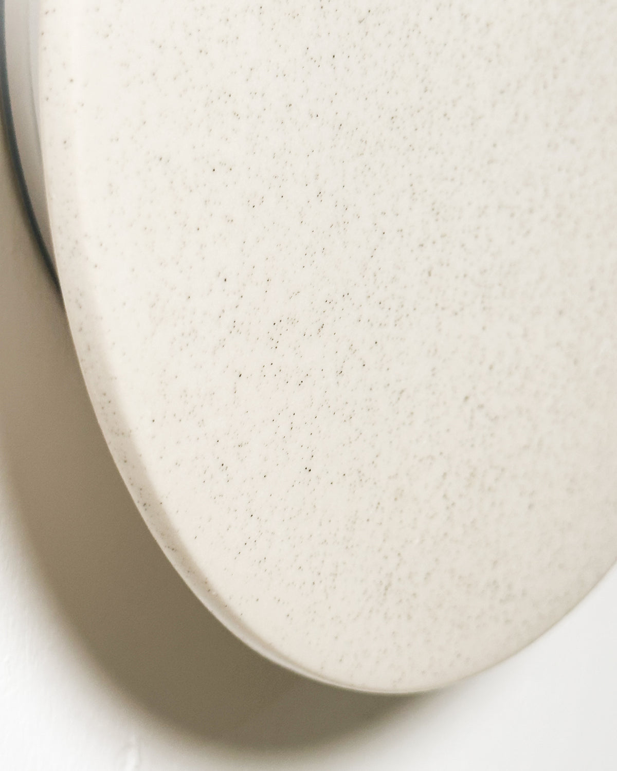 Large Backlit Disc Wall Light in Poppyseed