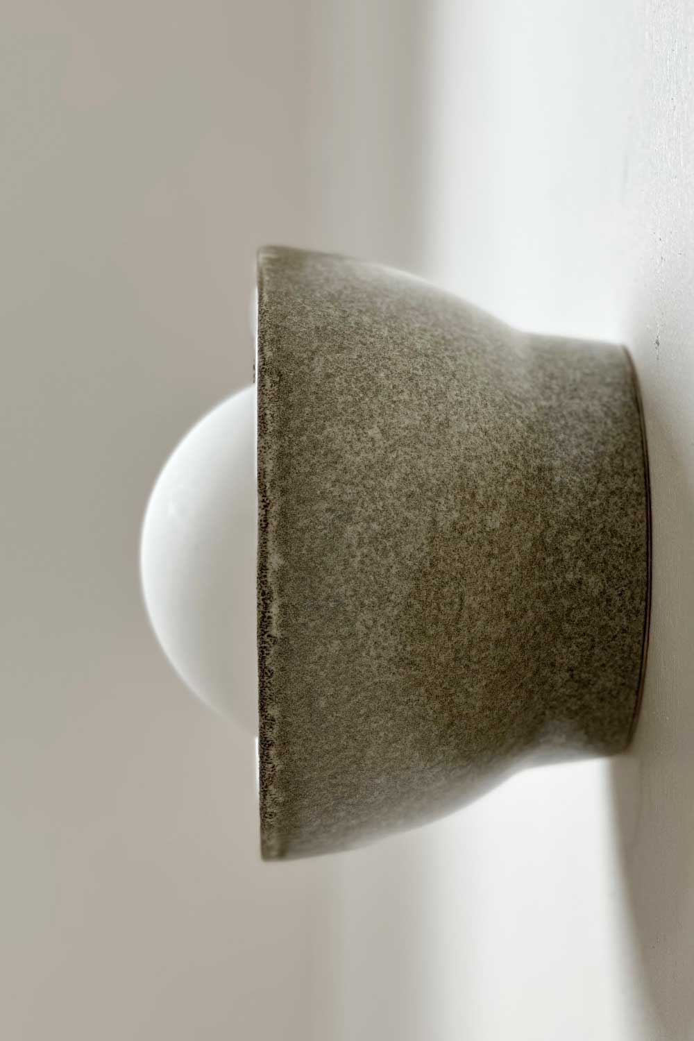 Bowl Sconce Light in Rivergum