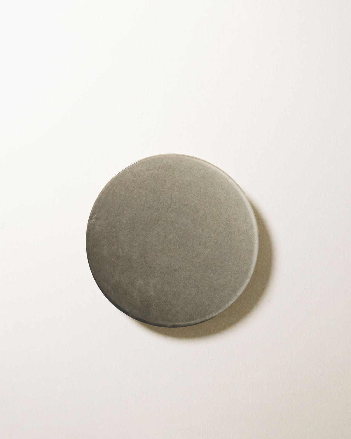 Small Backlit Disc Wall Light in Saltbush