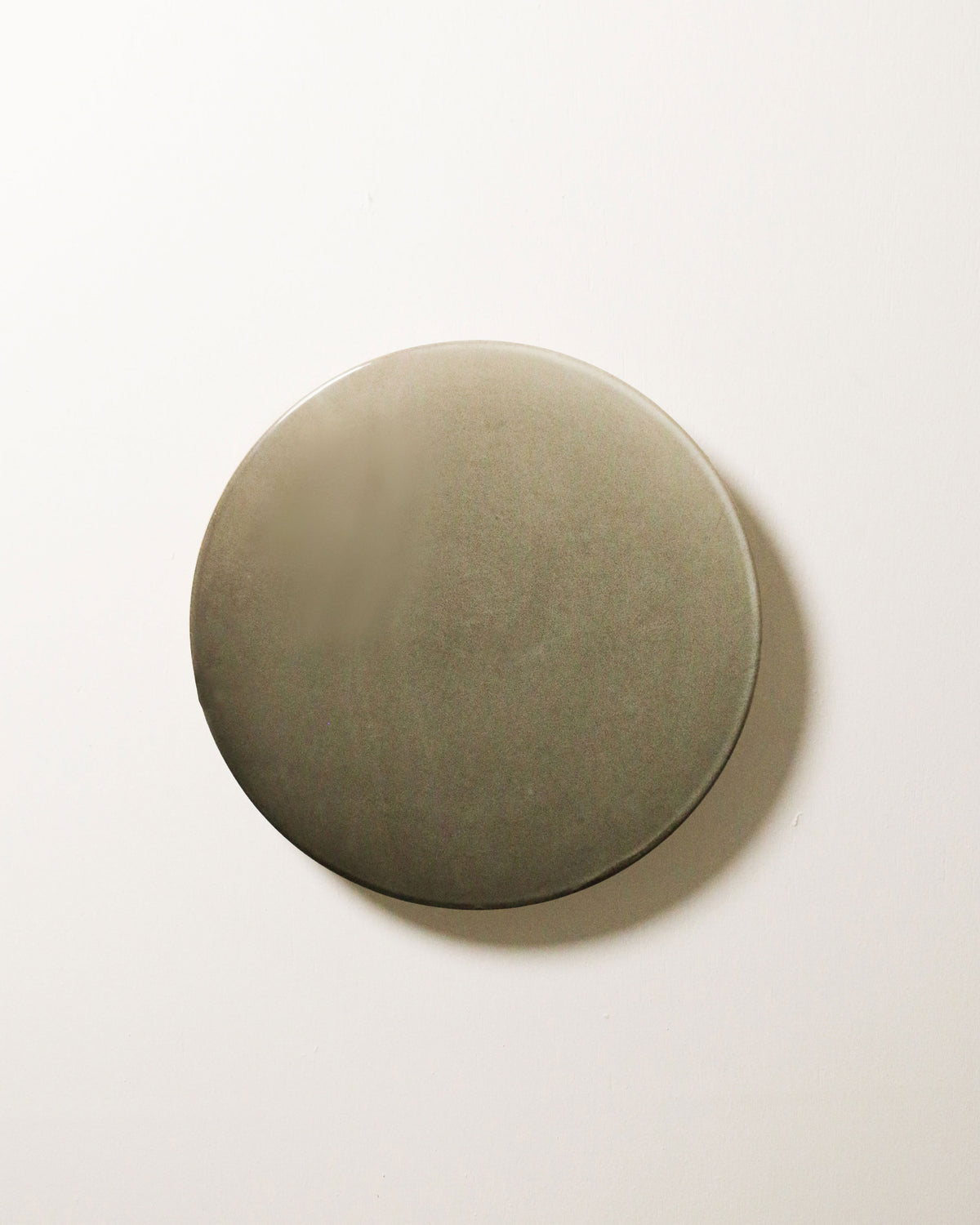 Large Backlit Disc Wall Light in Saltbush